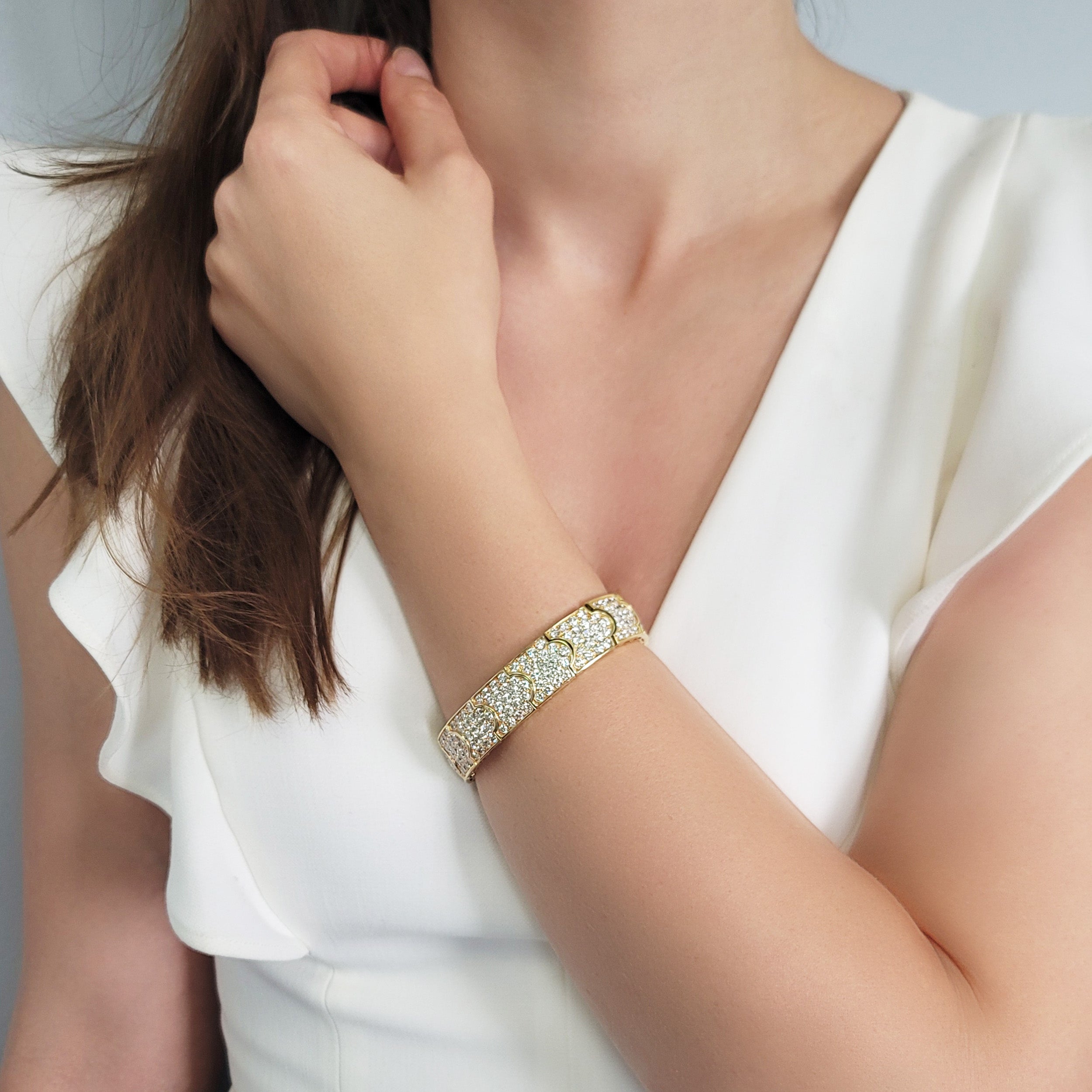 Diamond and Gold Bracelet