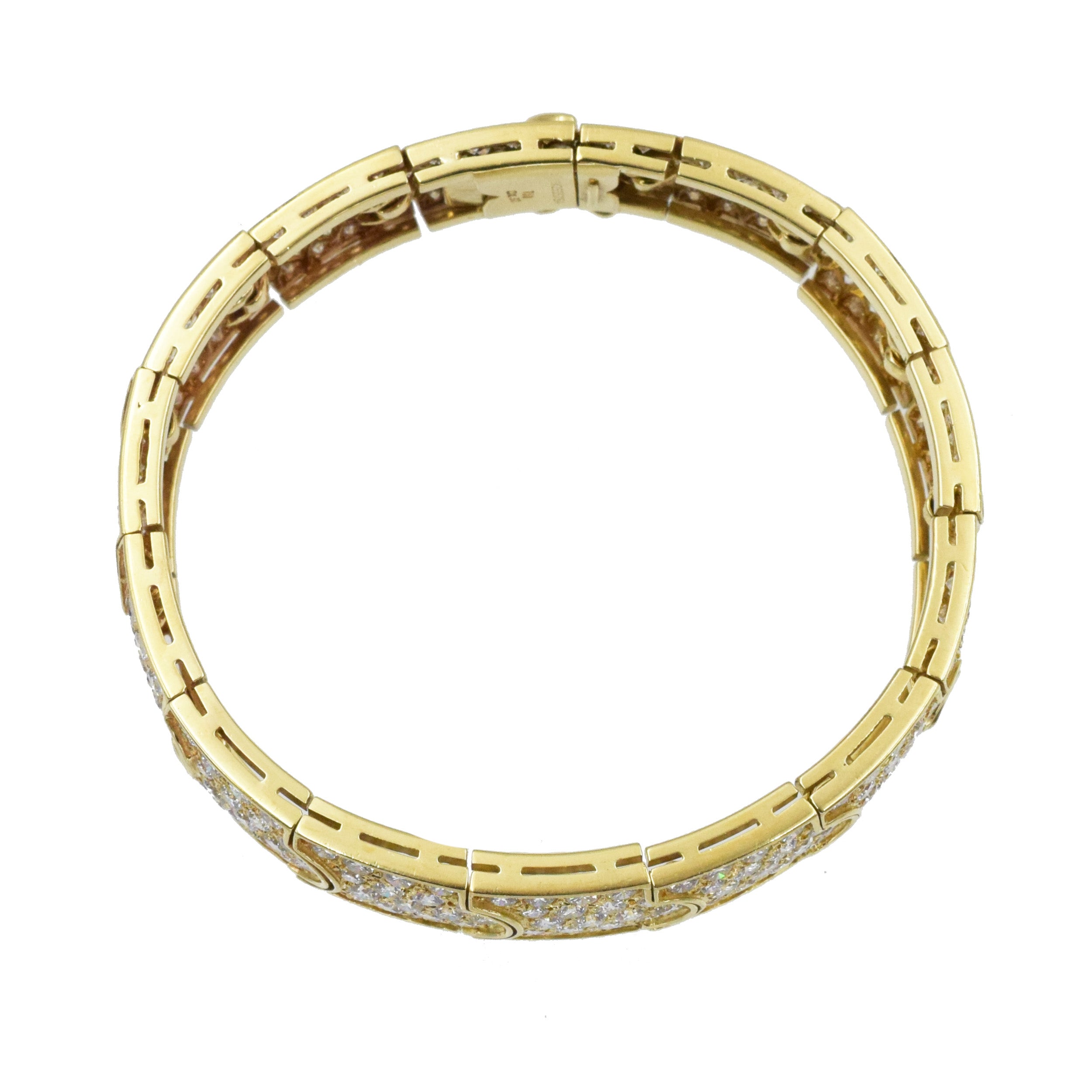 Diamond and Gold Bracelet