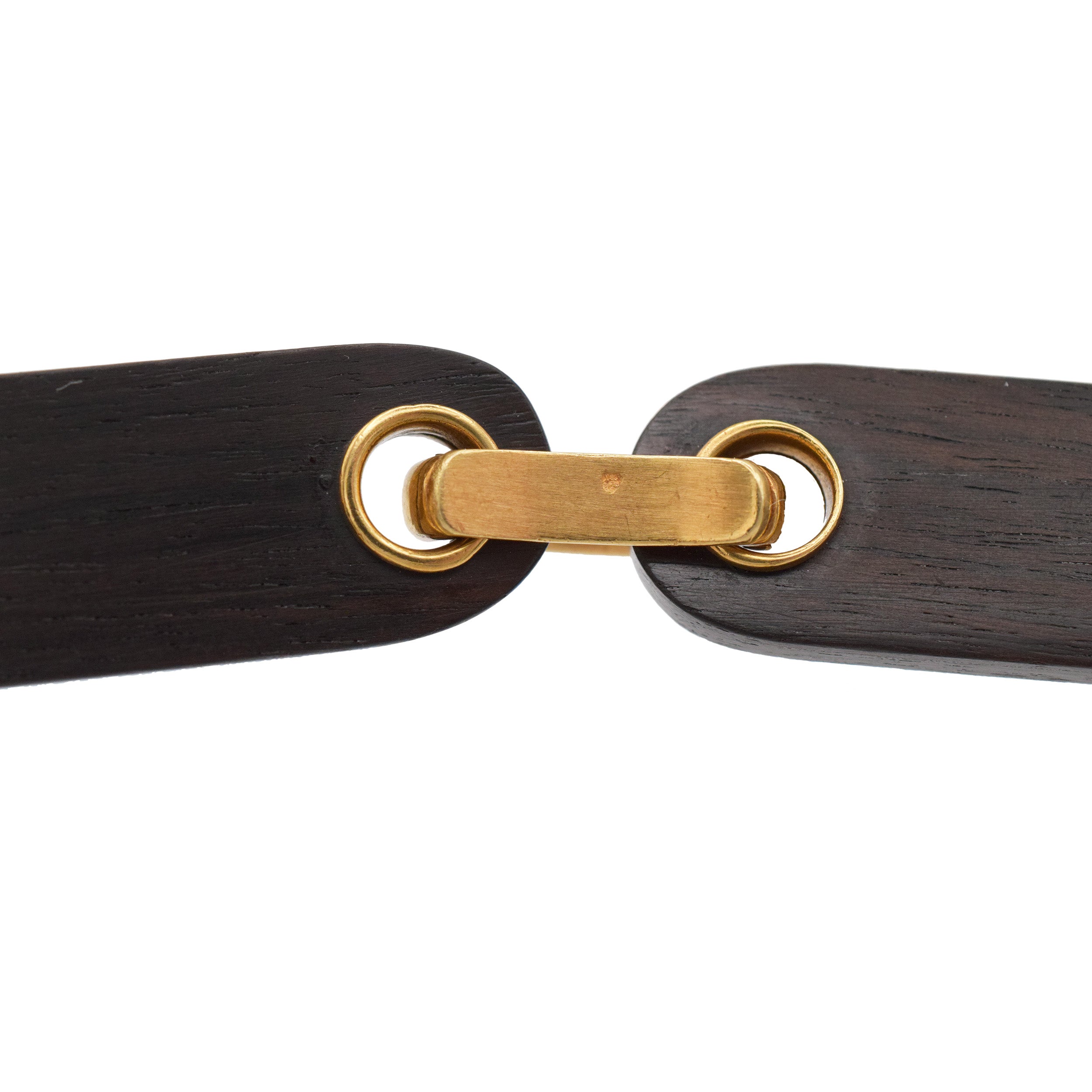 Van Cleef & Arpels Ebony Wood And 18k Yellow Gold Bracelet