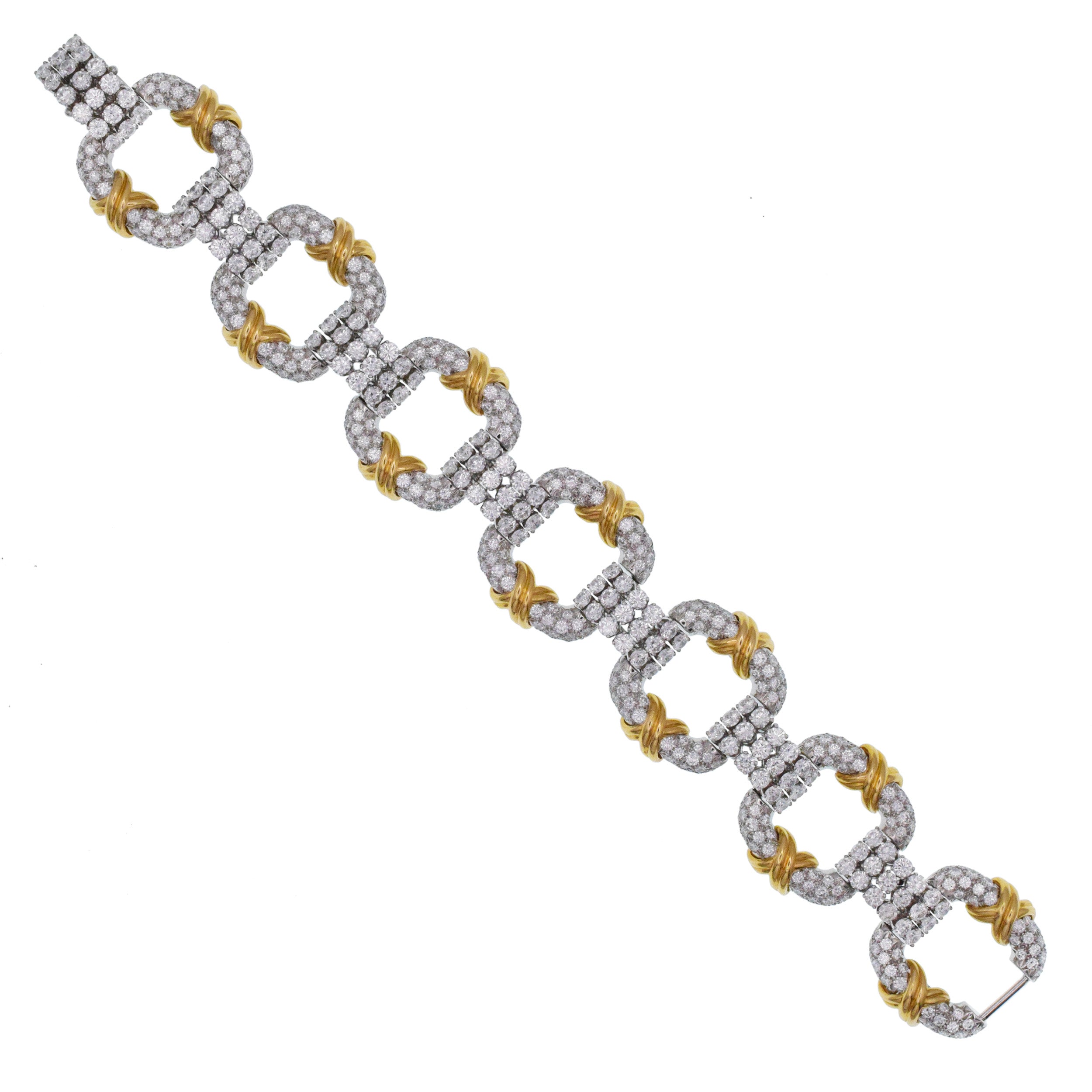 Tiffany&Co. Diamond 'Cooper" Bracelet By Jean Schlumberger