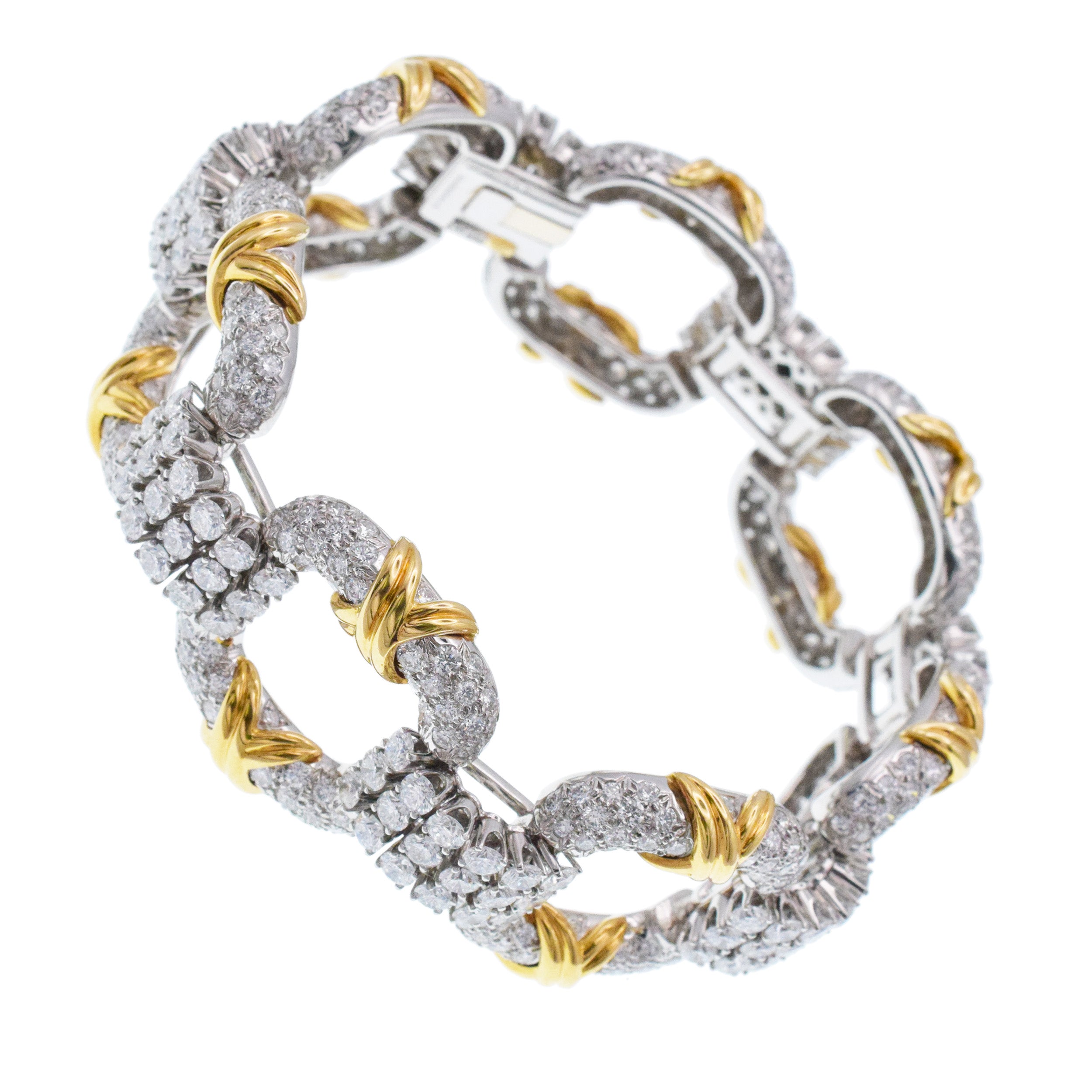 Tiffany&Co. Diamond 'Cooper" Bracelet By Jean Schlumberger