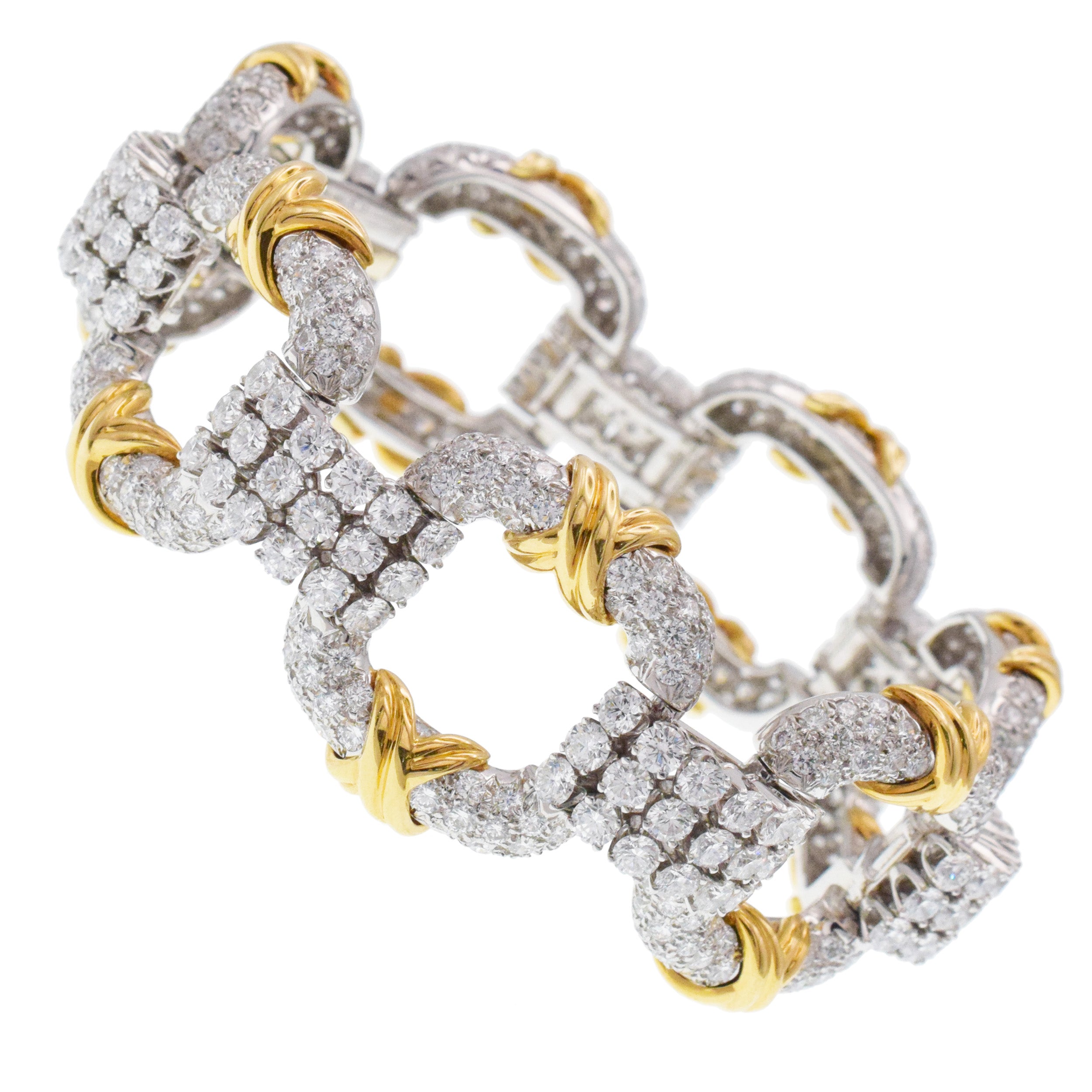 Tiffany&Co. Diamond 'Cooper" Bracelet By Jean Schlumberger