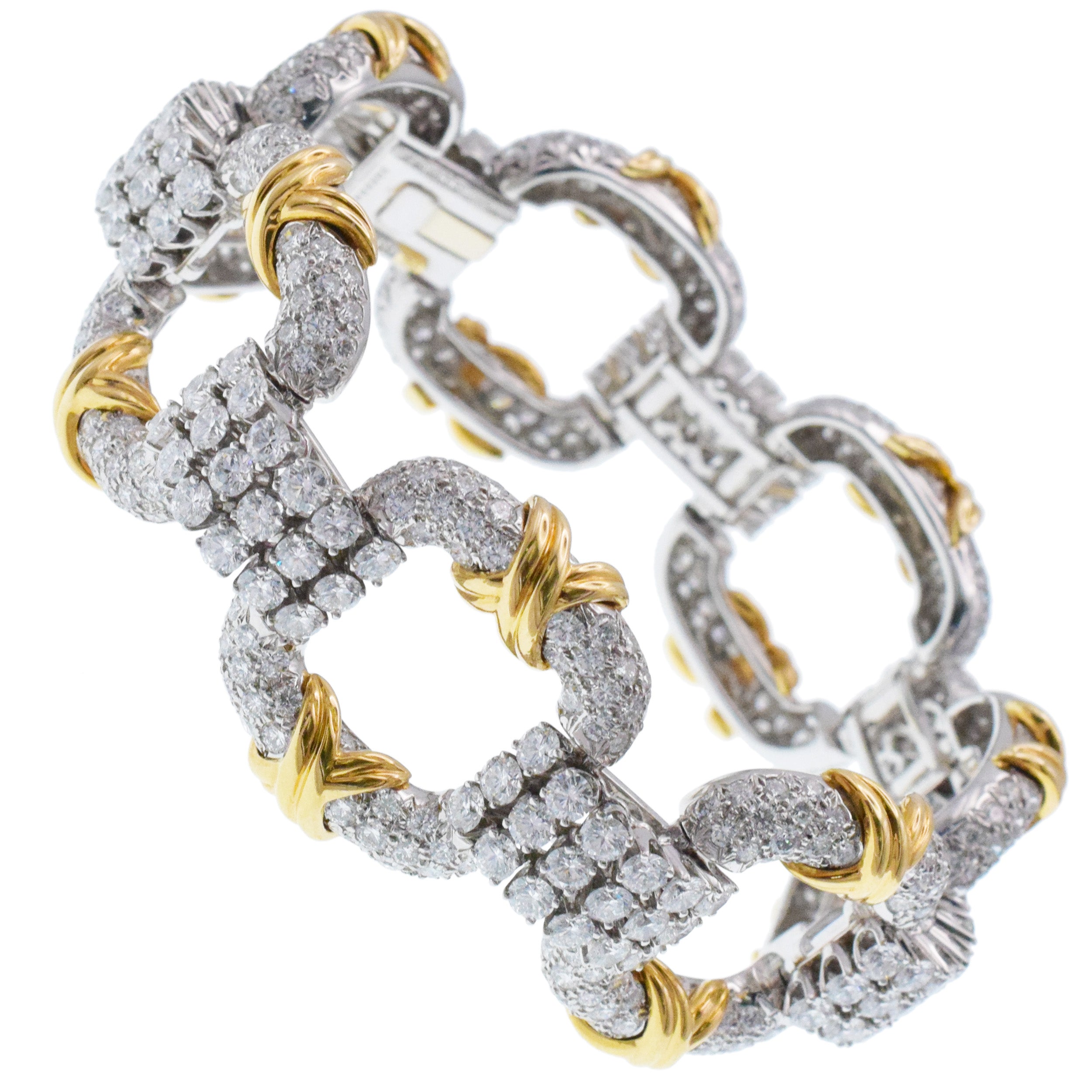 Tiffany&Co. Diamond 'Cooper" Bracelet By Jean Schlumberger