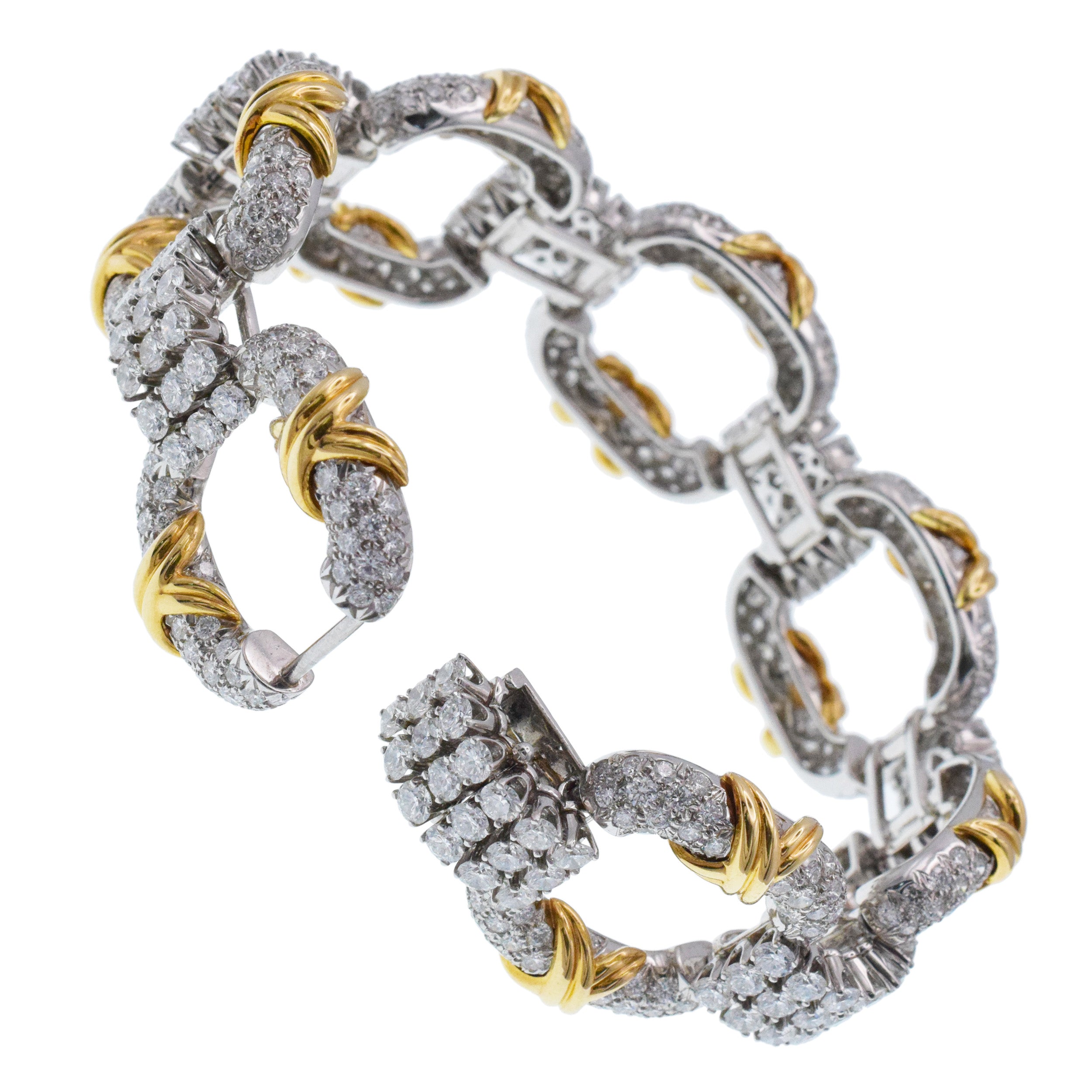 Tiffany&Co. Diamond 'Cooper" Bracelet By Jean Schlumberger