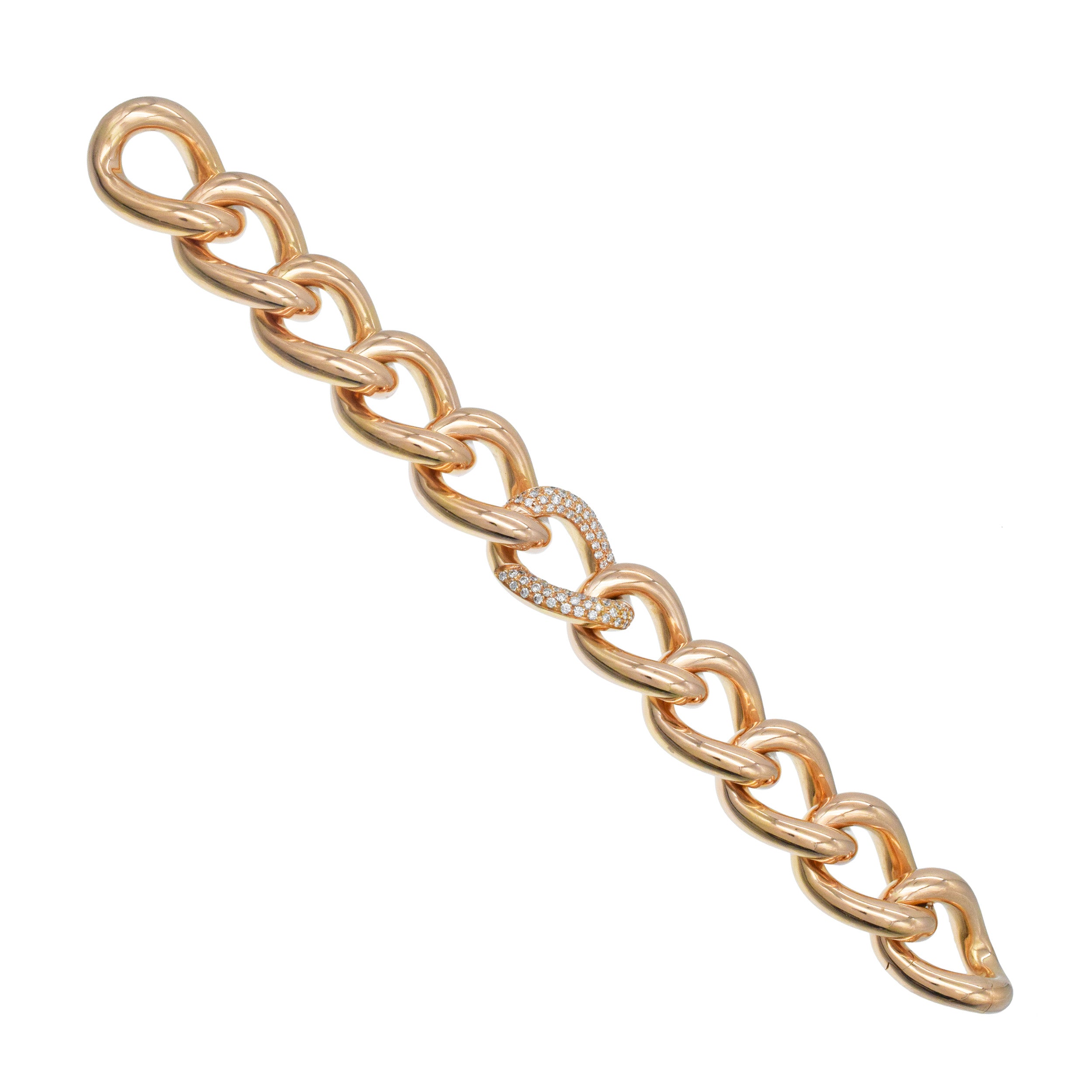 Tiffany & Co. Diamond and 18k Rose Gold Bracelet