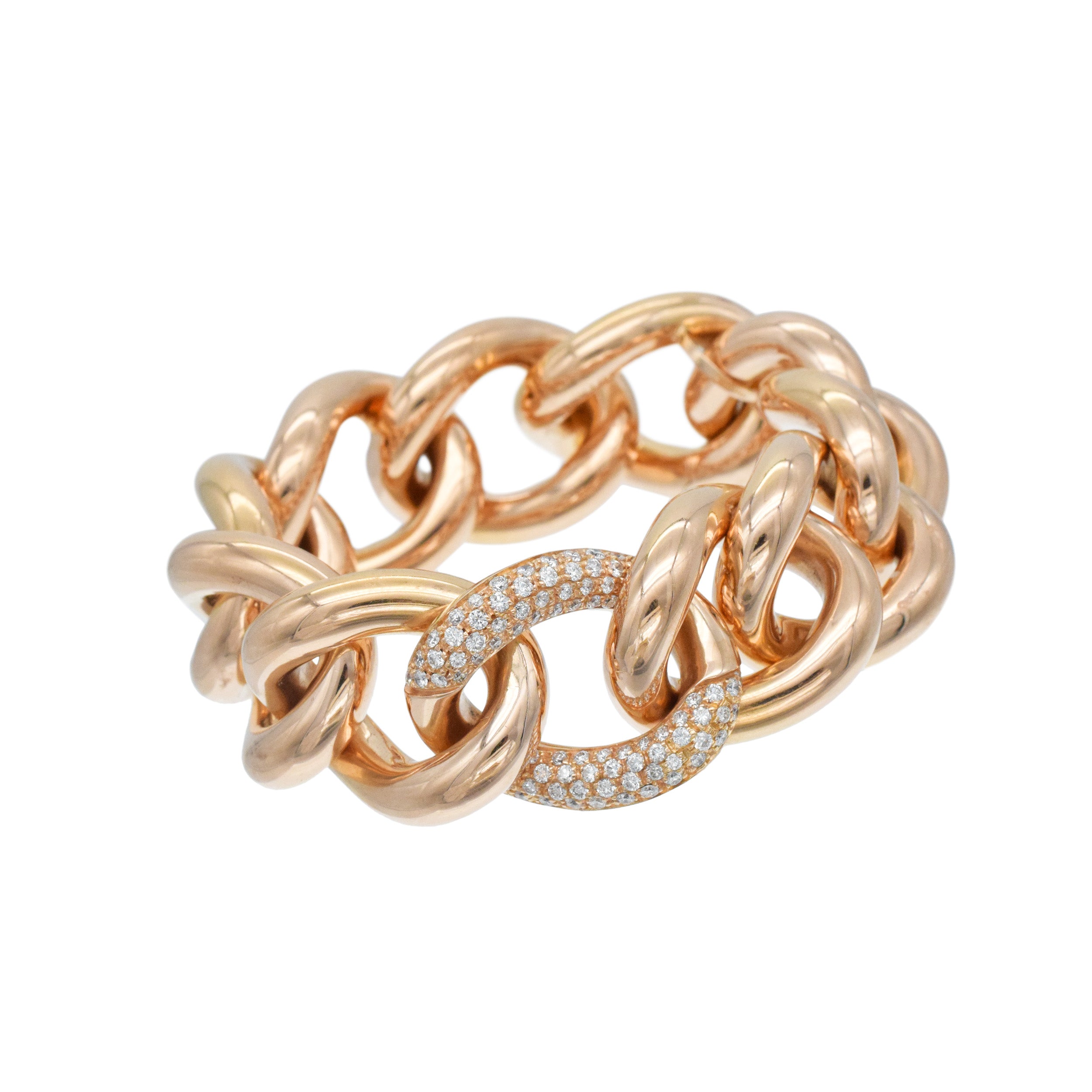 Tiffany & Co. Diamond and 18k Rose Gold Bracelet