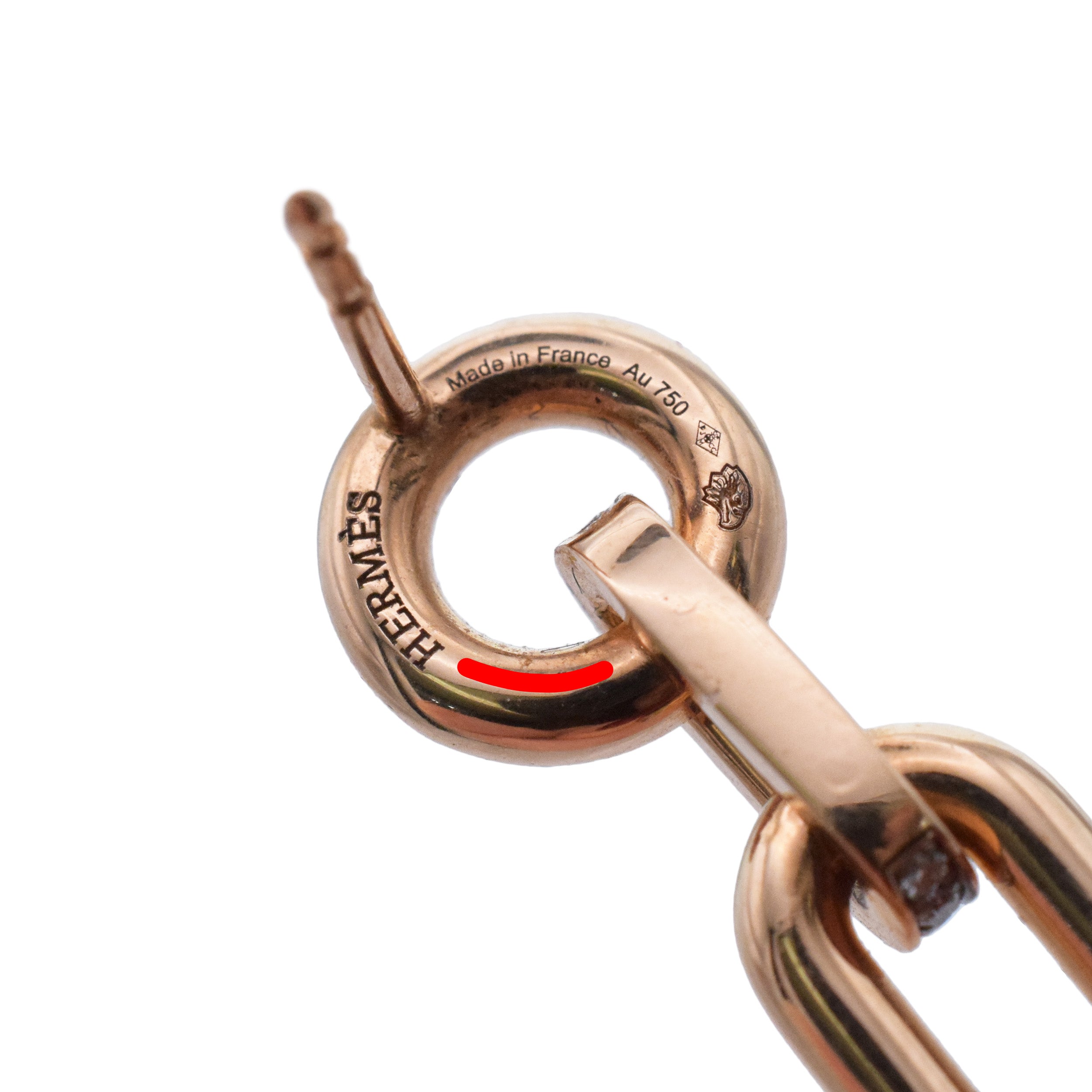 Hermes 'Chandra' Diamond And Black Pearl Drop Earrings In 18k Rose Gold