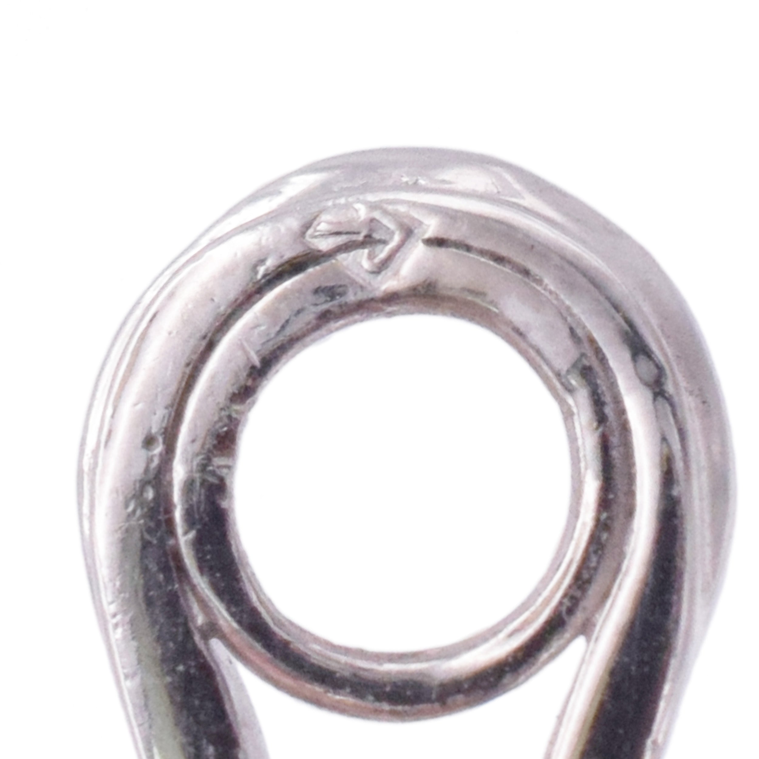 Cartier 'Maillon Panthere' Hoop Earrings in 18k White Gold