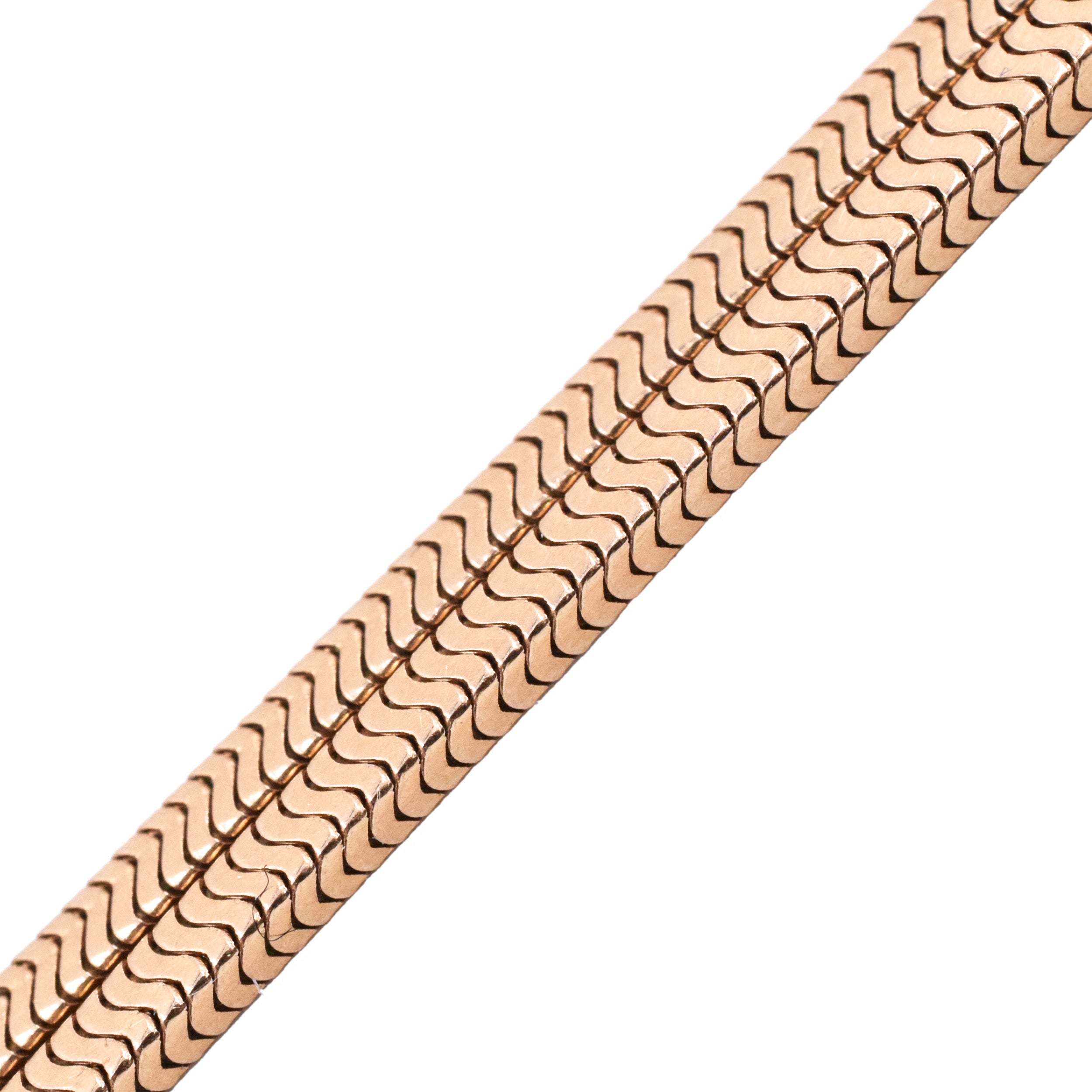 Vintage/Retro Ruby And Diamond Wrist Watch In 14k Rose Gold
