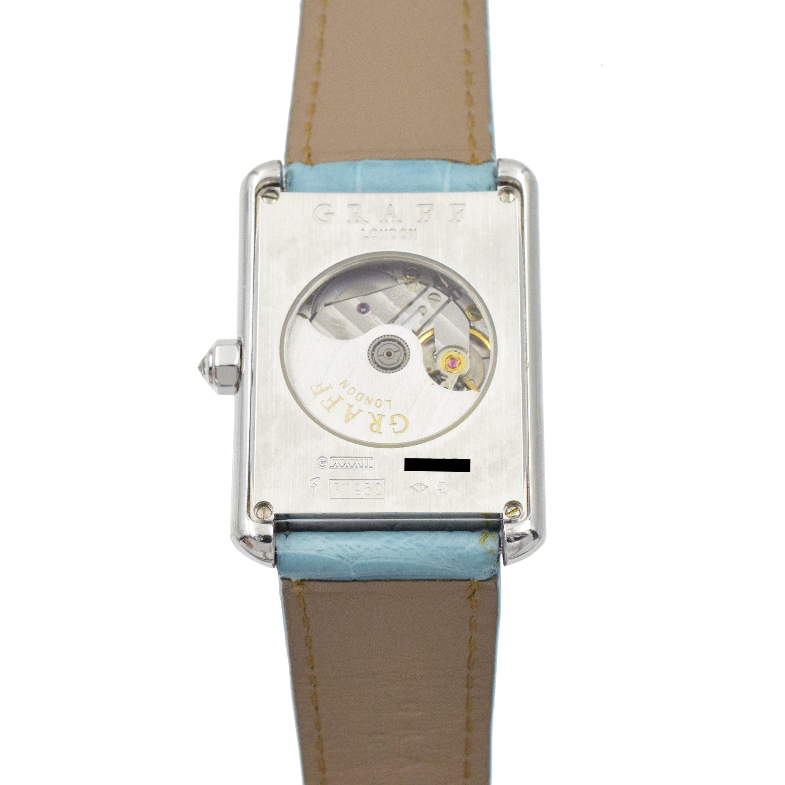 Graff Mother of Pearl and diamond wristwatch