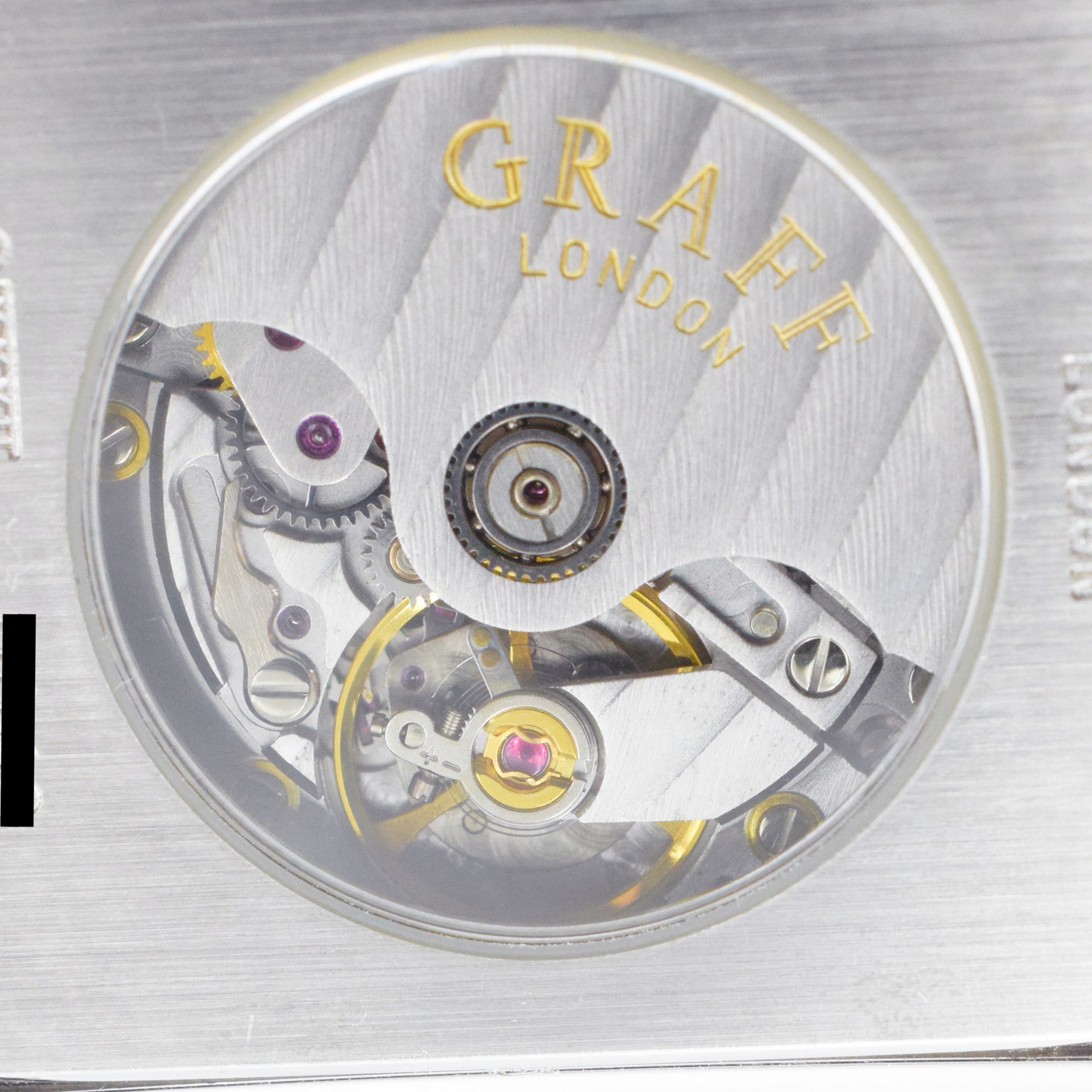 Graff Mother of Pearl and diamond wristwatch.