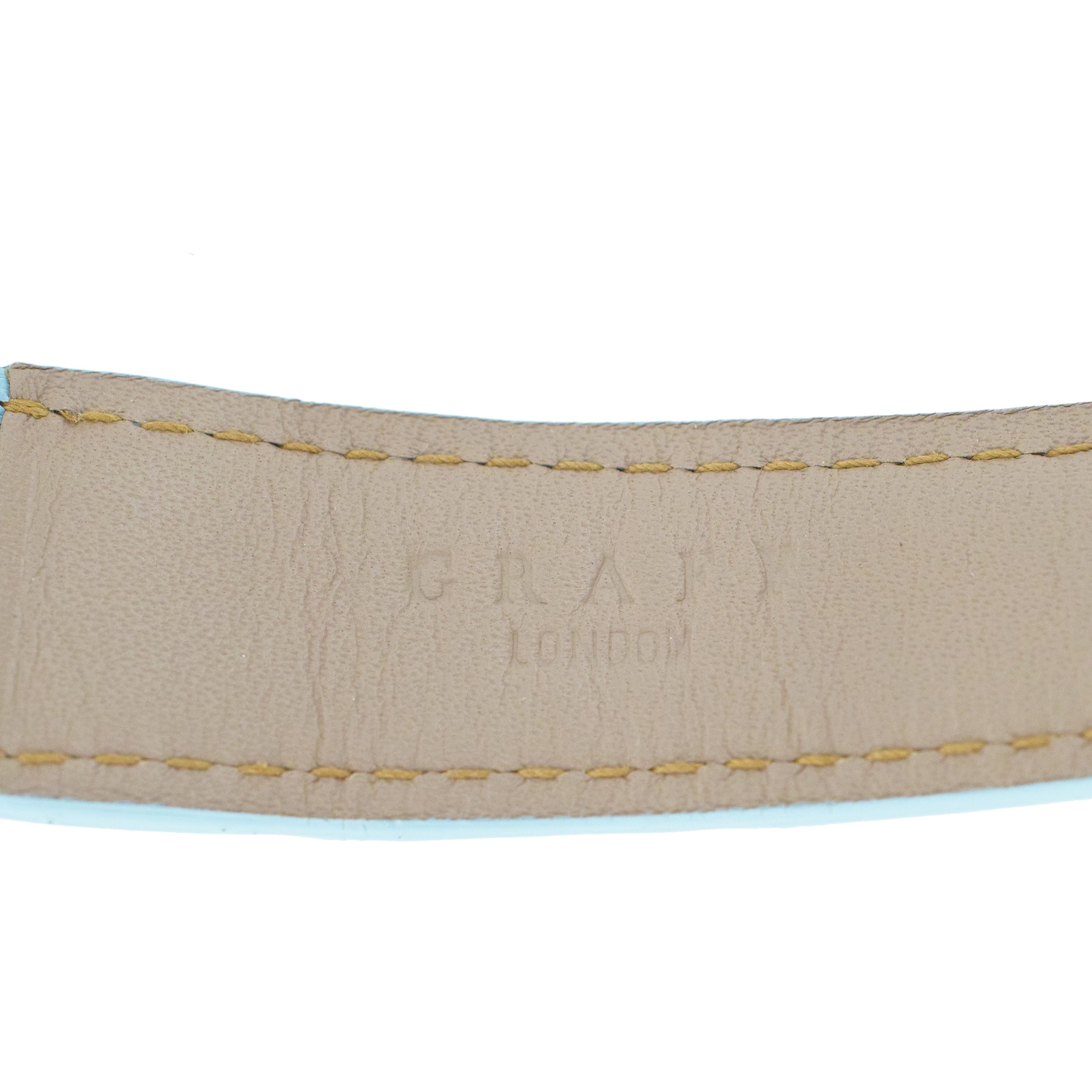 Graff Mother of Pearl and diamond wristwatch.