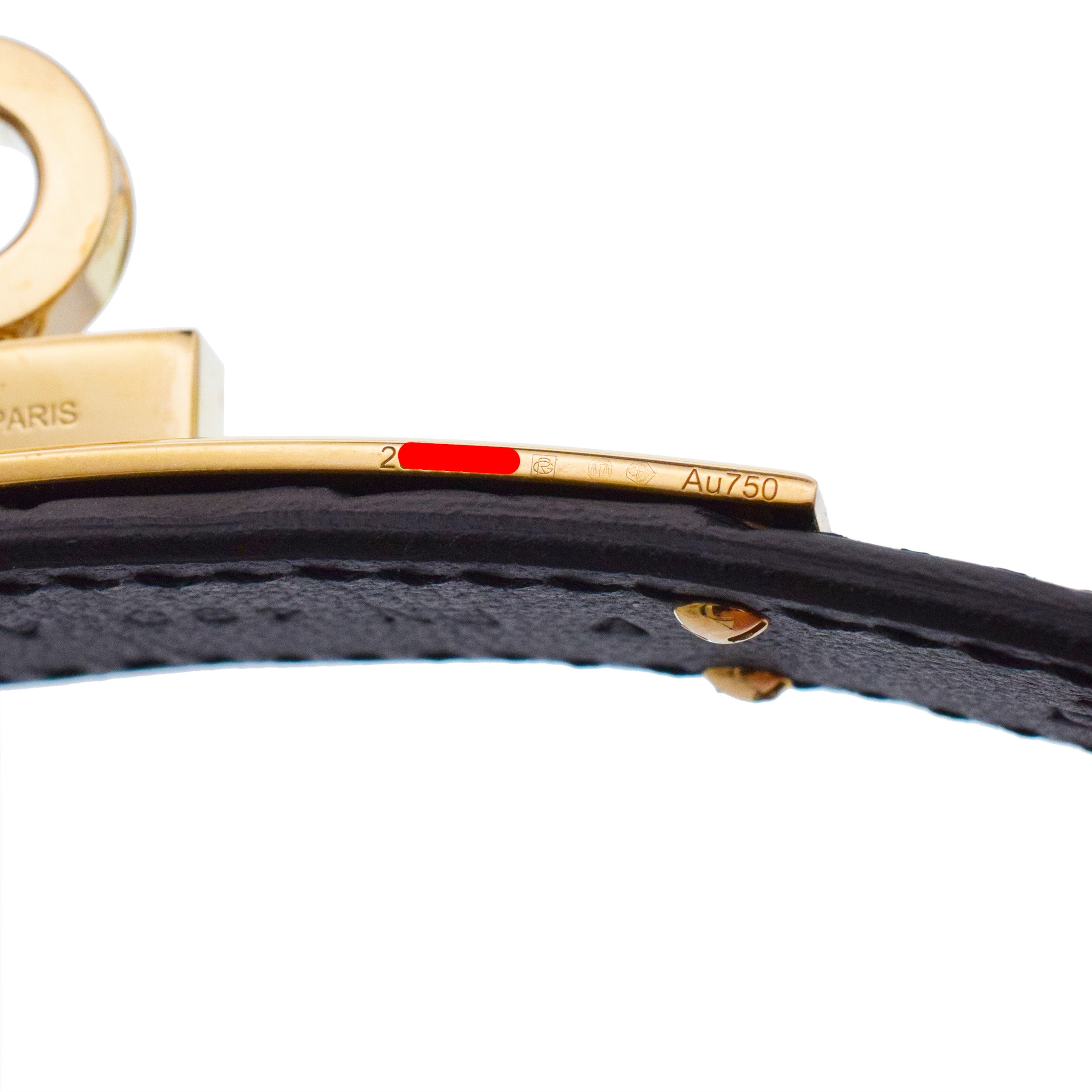 Hermes Diamond ' Kelly ' Belt in 18k Yellow Gold