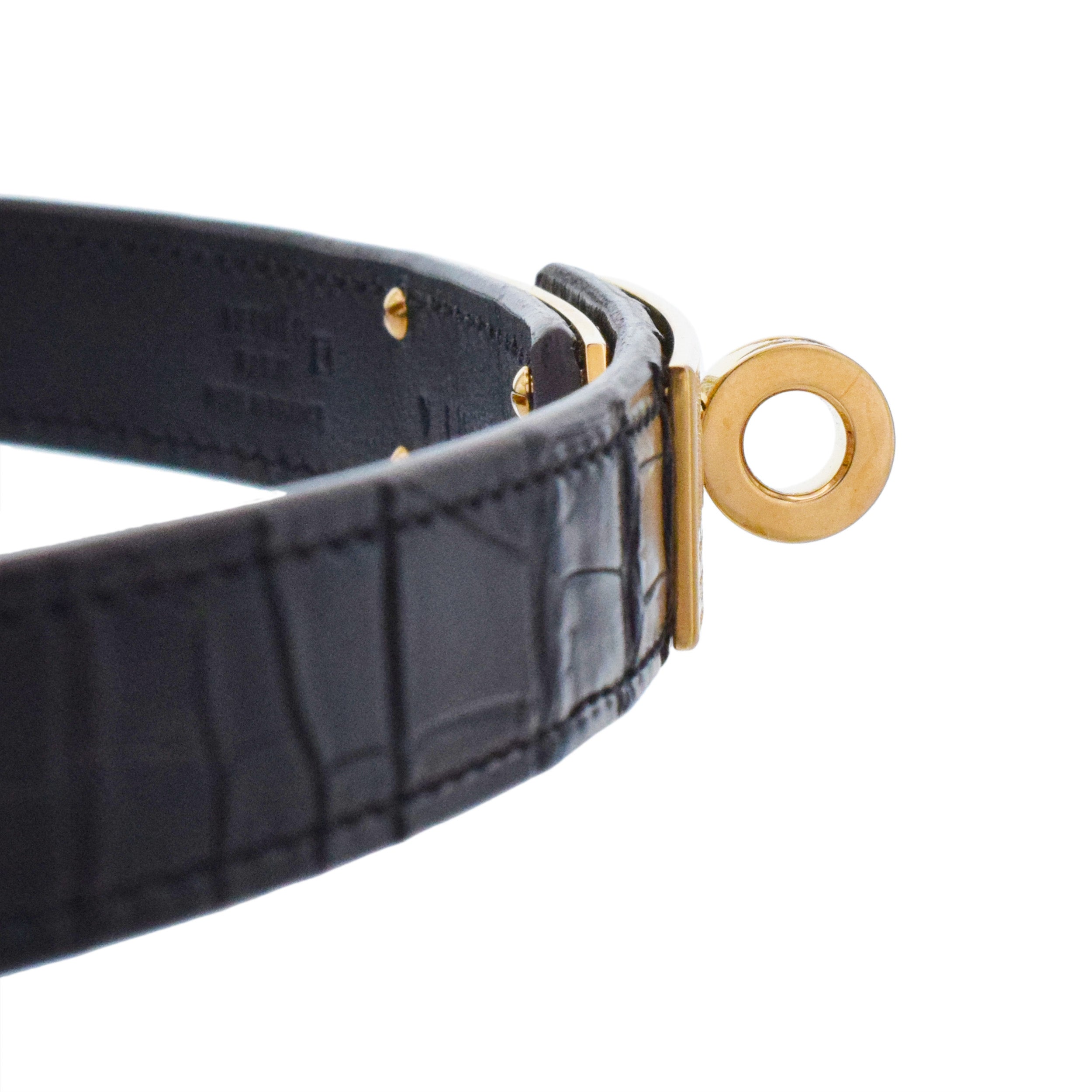 Hermes Diamond ' Kelly ' Belt in 18k Yellow Gold