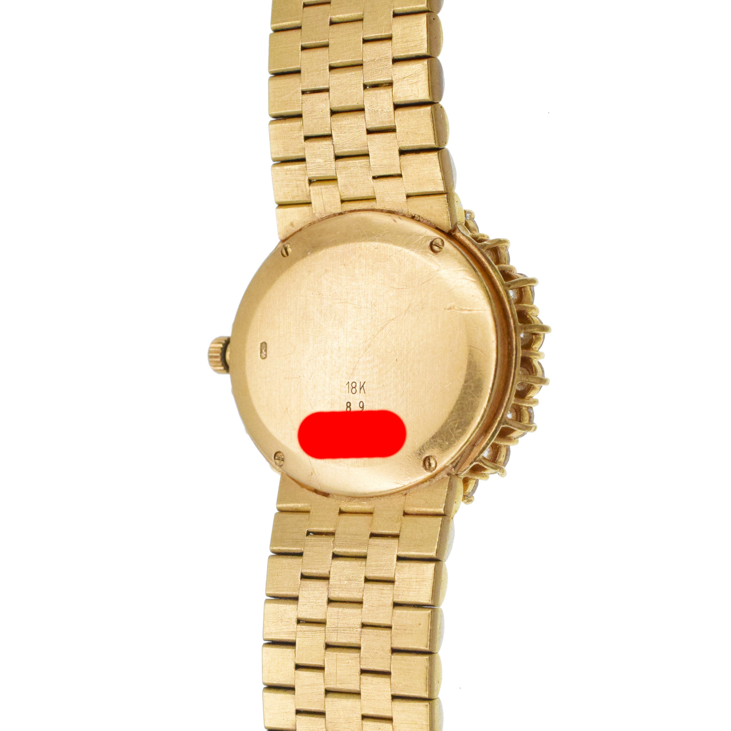 Baume & Mercier 18K Yellow Gold And Damond Wrist Watch