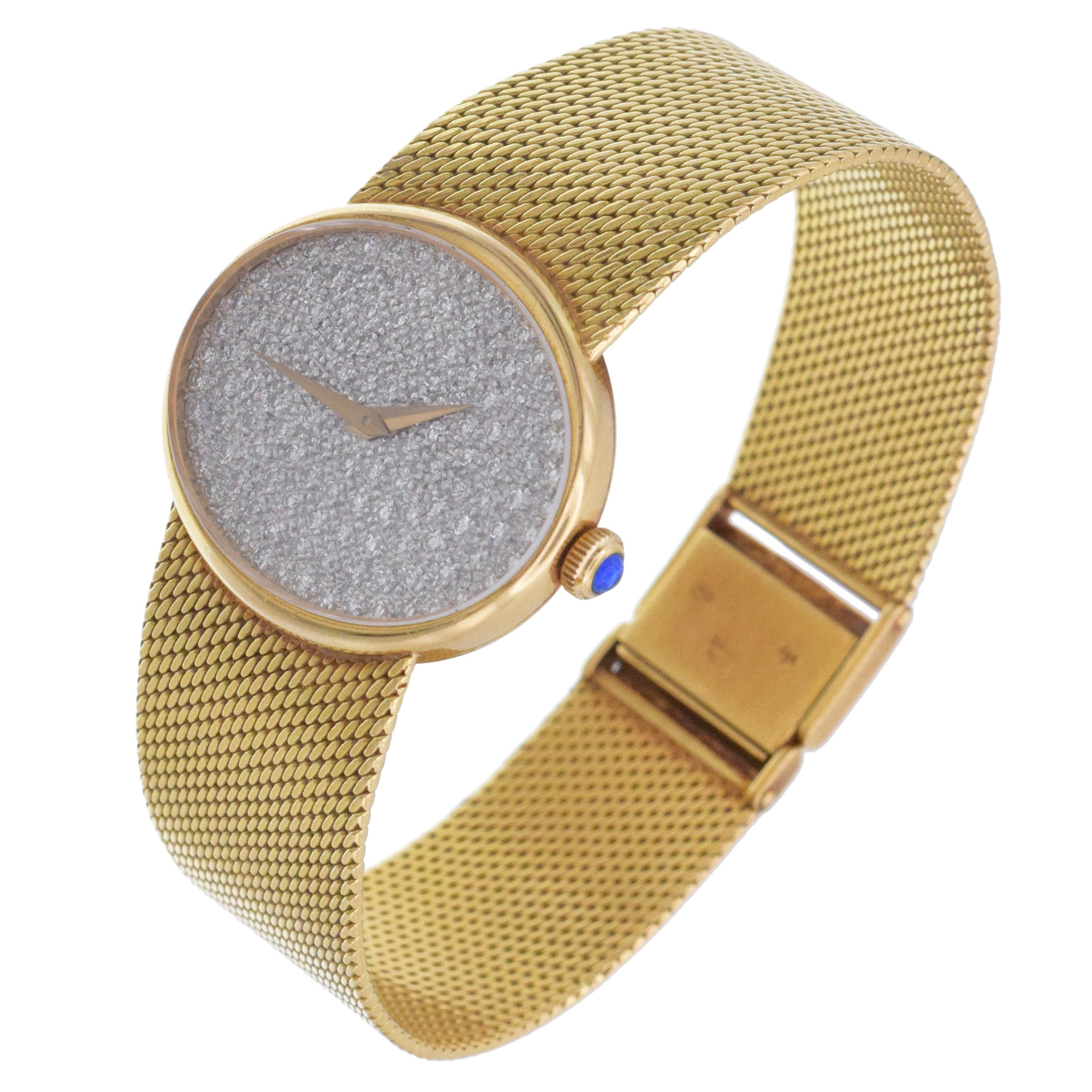 Baume & Mercier 18K Yellow Gold And Diamond Wristwatch
