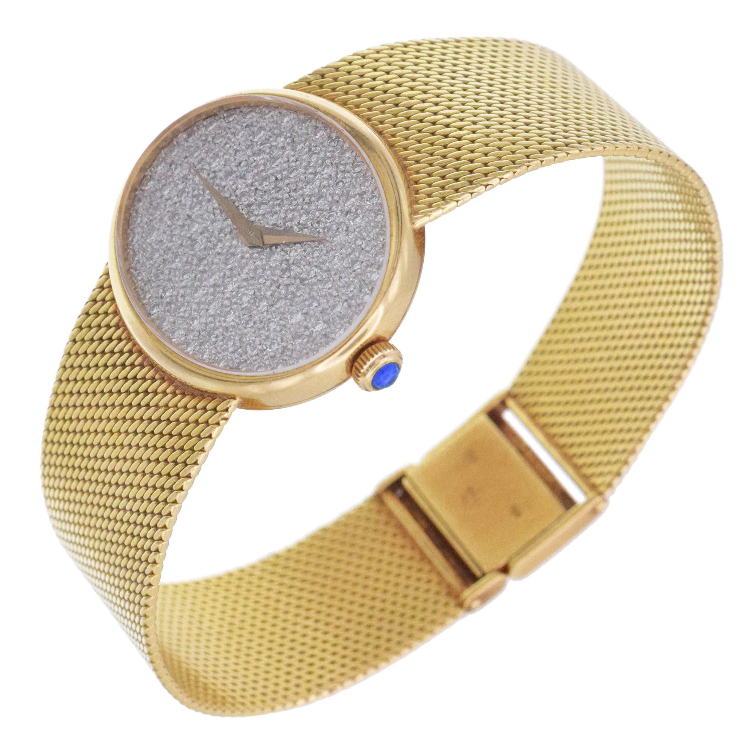 Baume & Mercier 18K Yellow Gold And Diamond Wristwatch