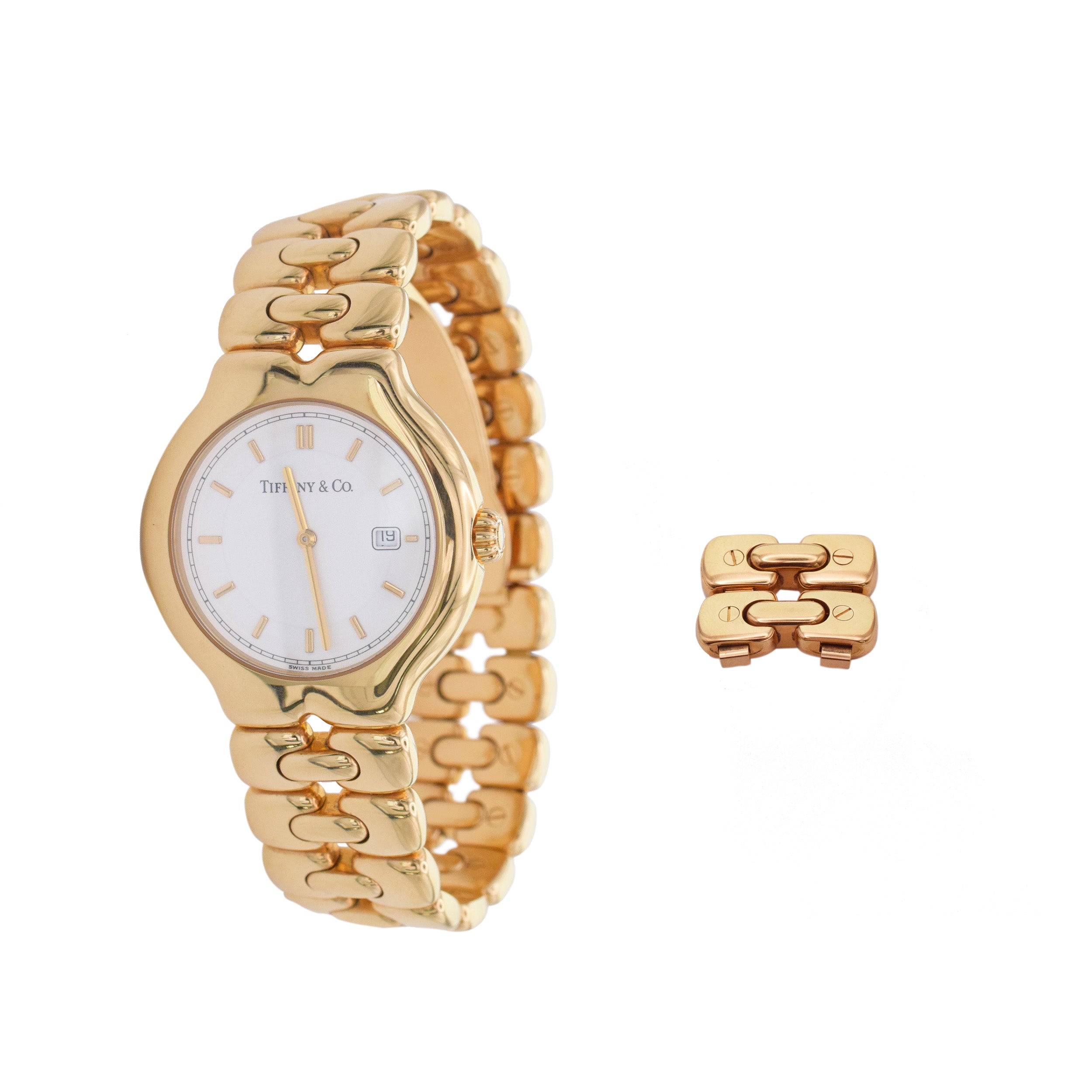 Tiffany&Co. 18k Yellow Gold Tesoro Watch, 34mm