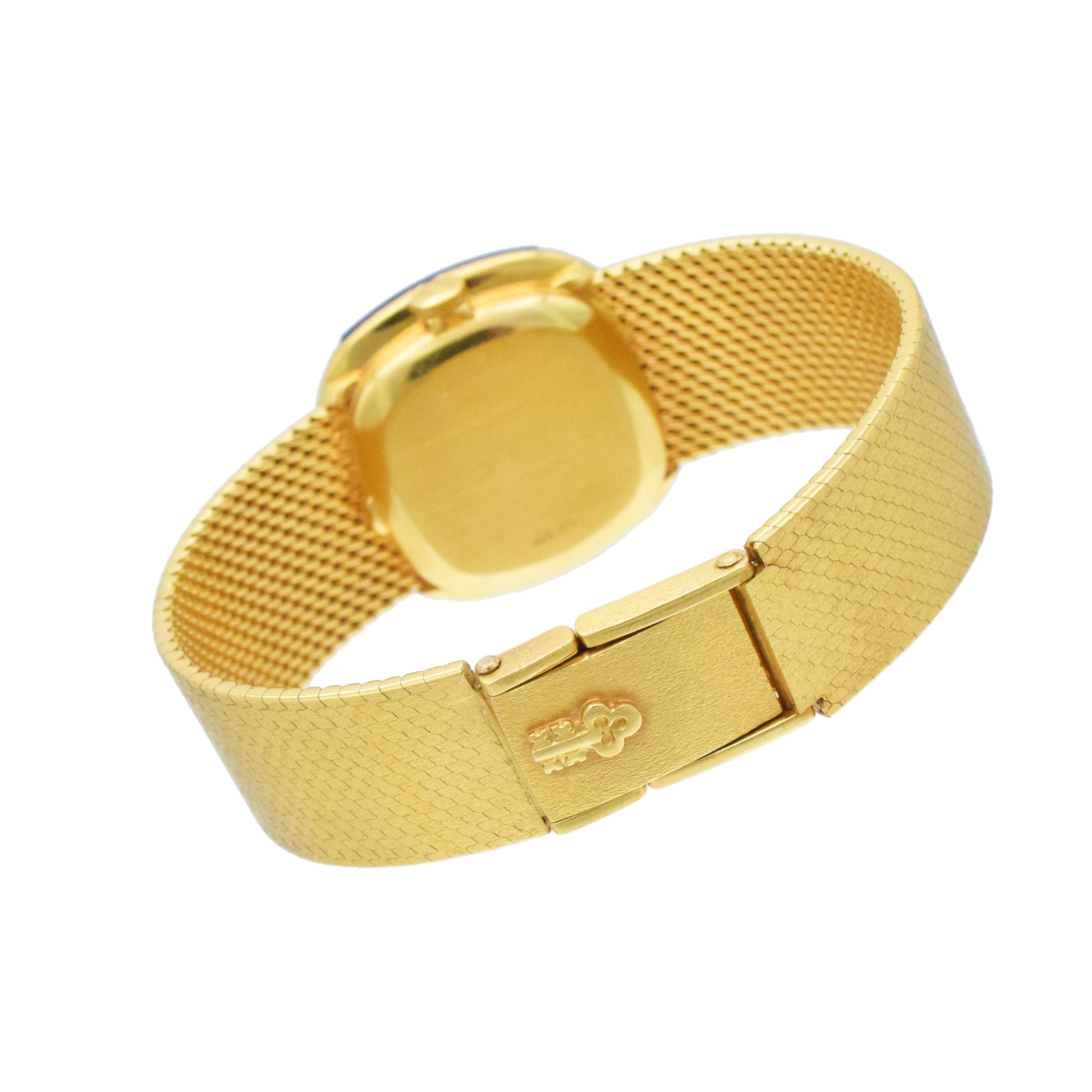 Corum Lapis Lazuli And Diamond Ladies Wrist Watch In 18k Yellow Gold