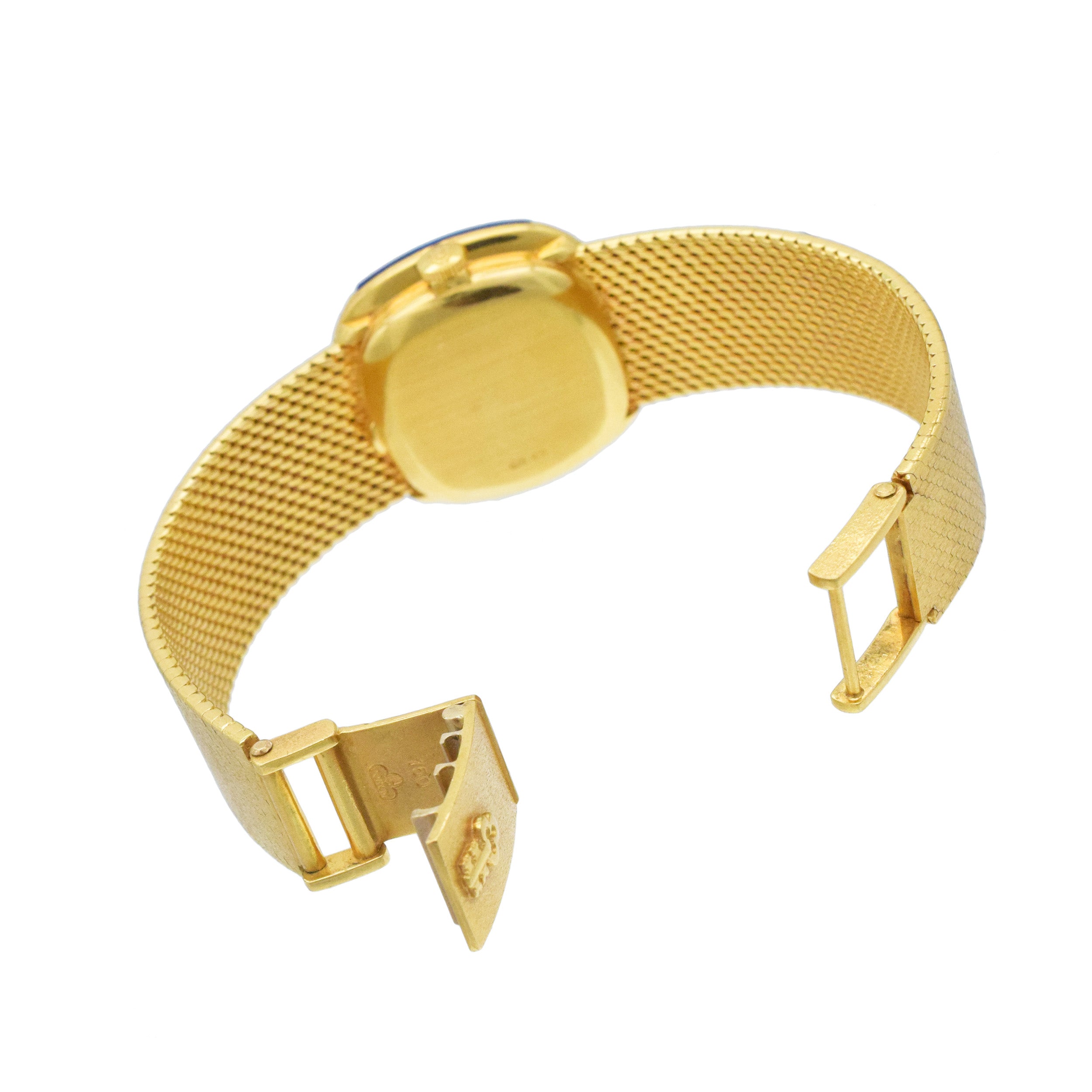 Corum Lapis Lazuli And Diamond Ladies Wrist Watch In 18k Yellow Gold