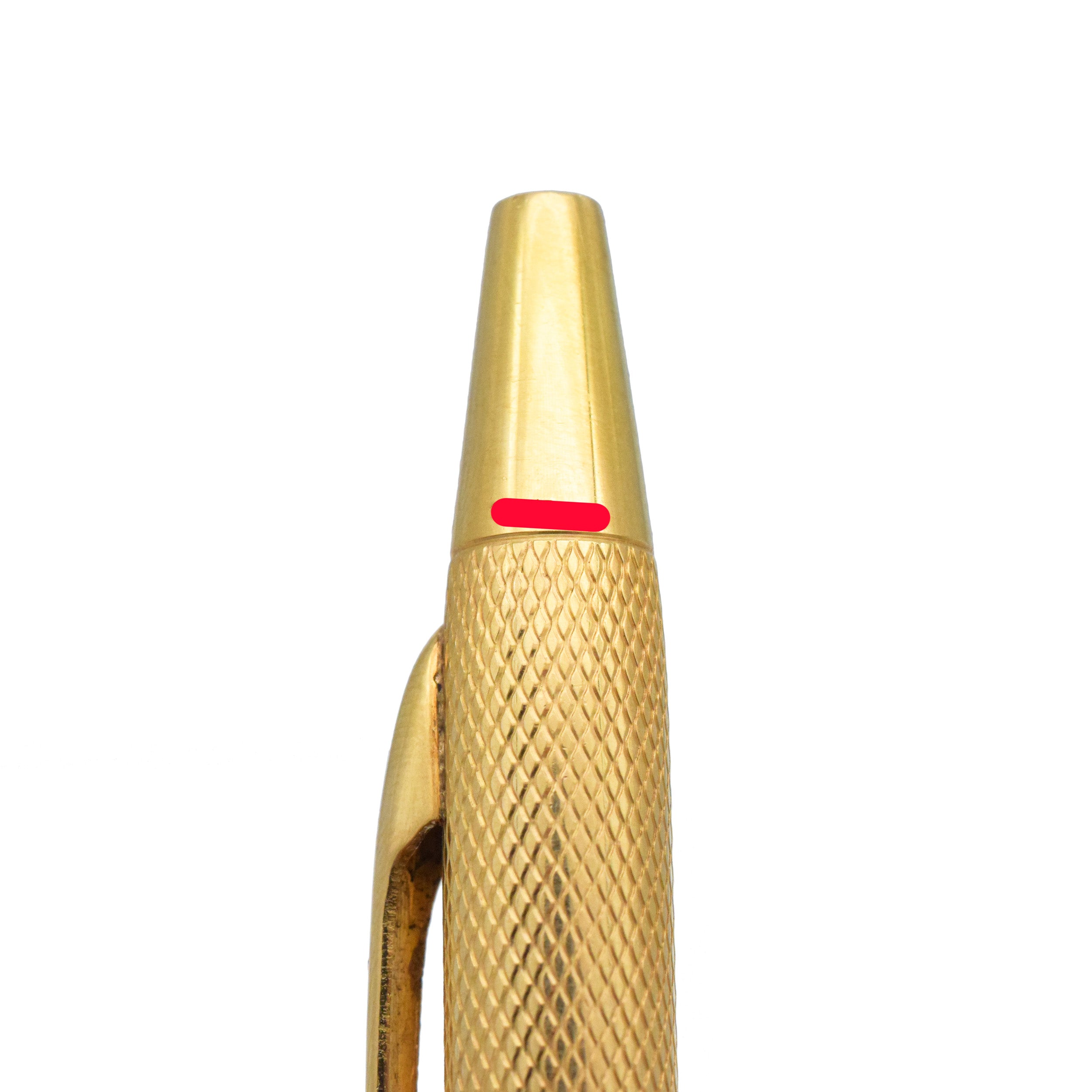 Van Cleef & Arpels 18k Yellow Gold Twist Ballpoint Pen