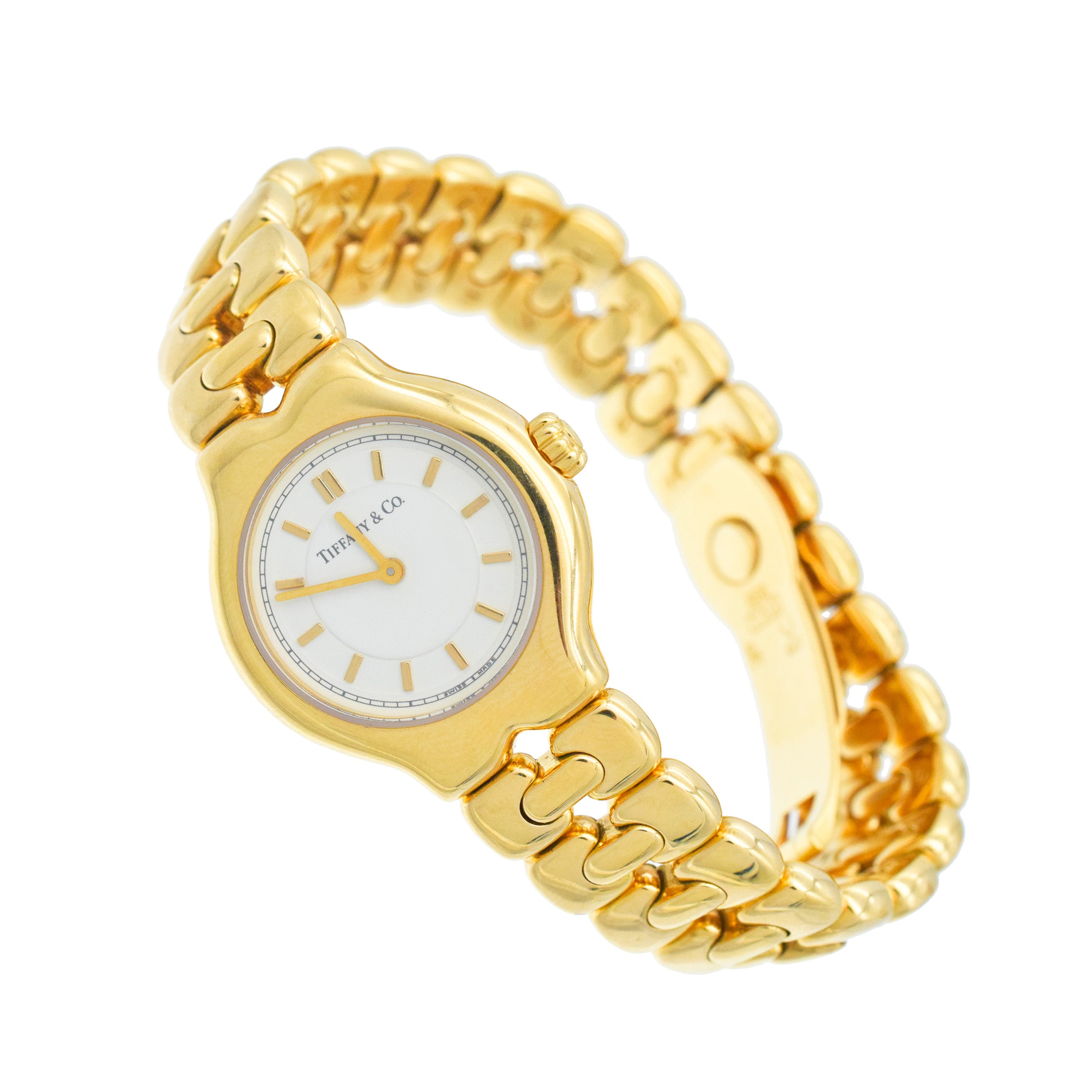 Tiffany&Co. 18k Yellow Gold Tesoro Ladies Watch