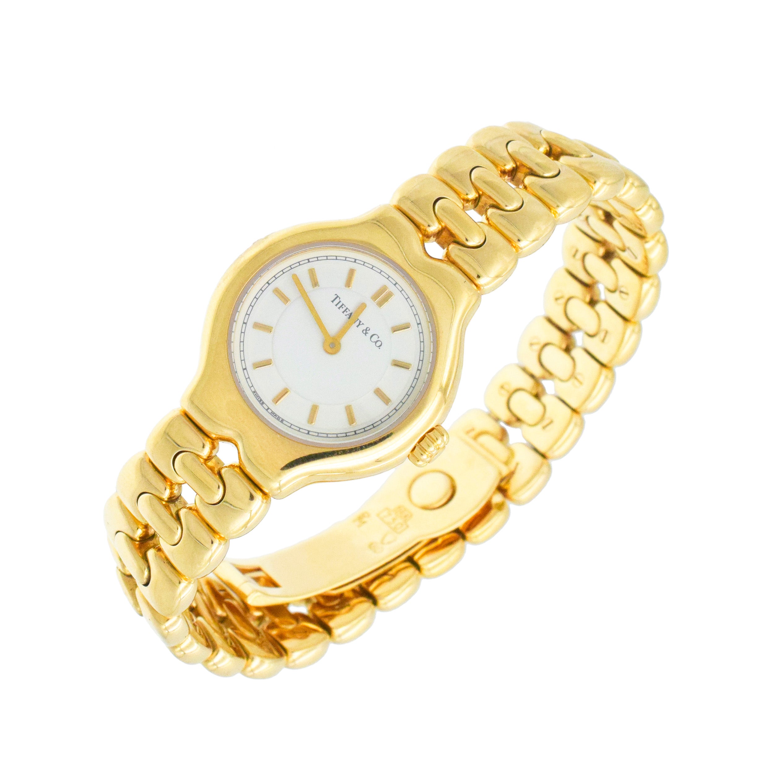 Tiffany&Co. 18k Yellow Gold Tesoro Ladies Watch