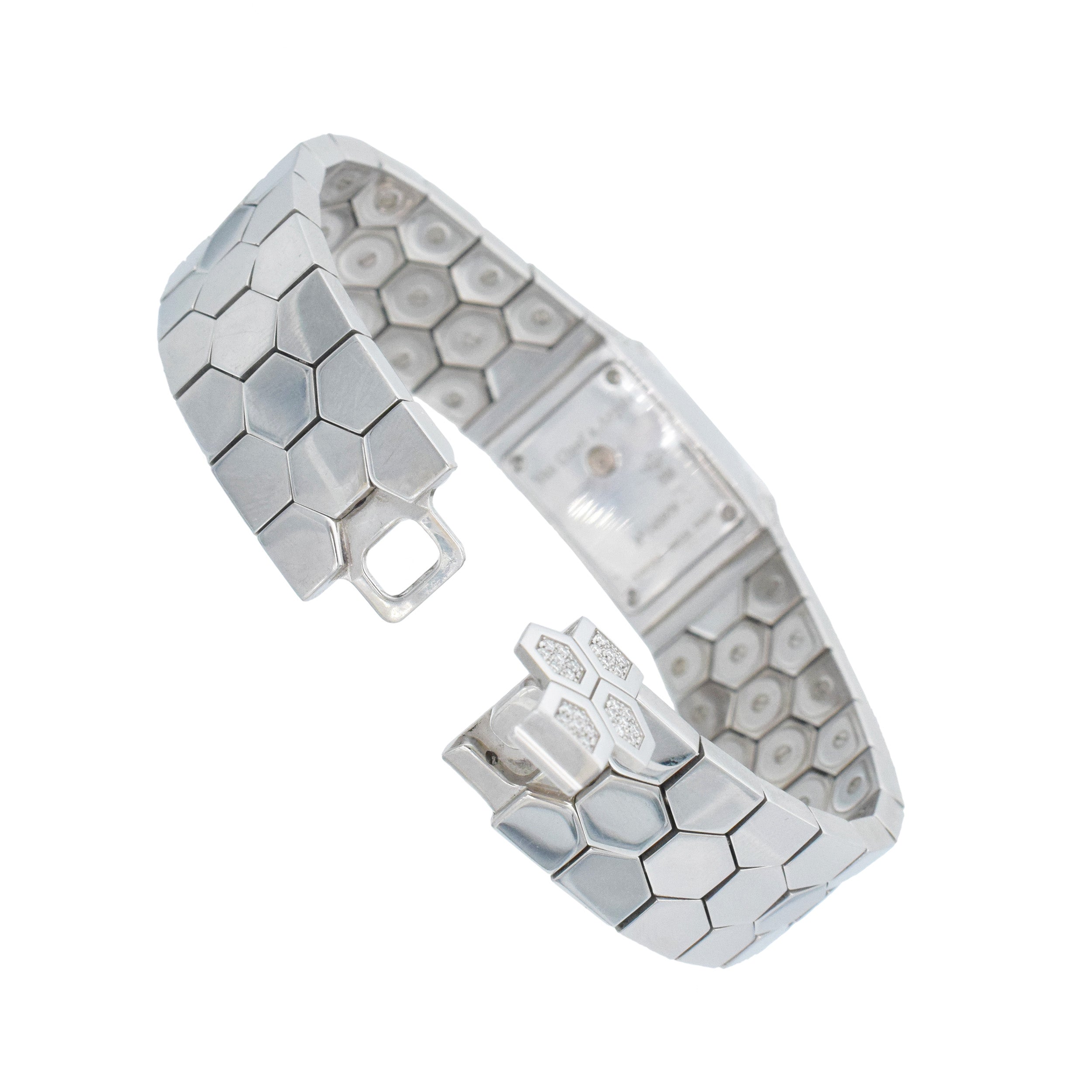 Van Cleef & Arpels Ludo Swann Watch In 18k White Gold With Diamond Accents