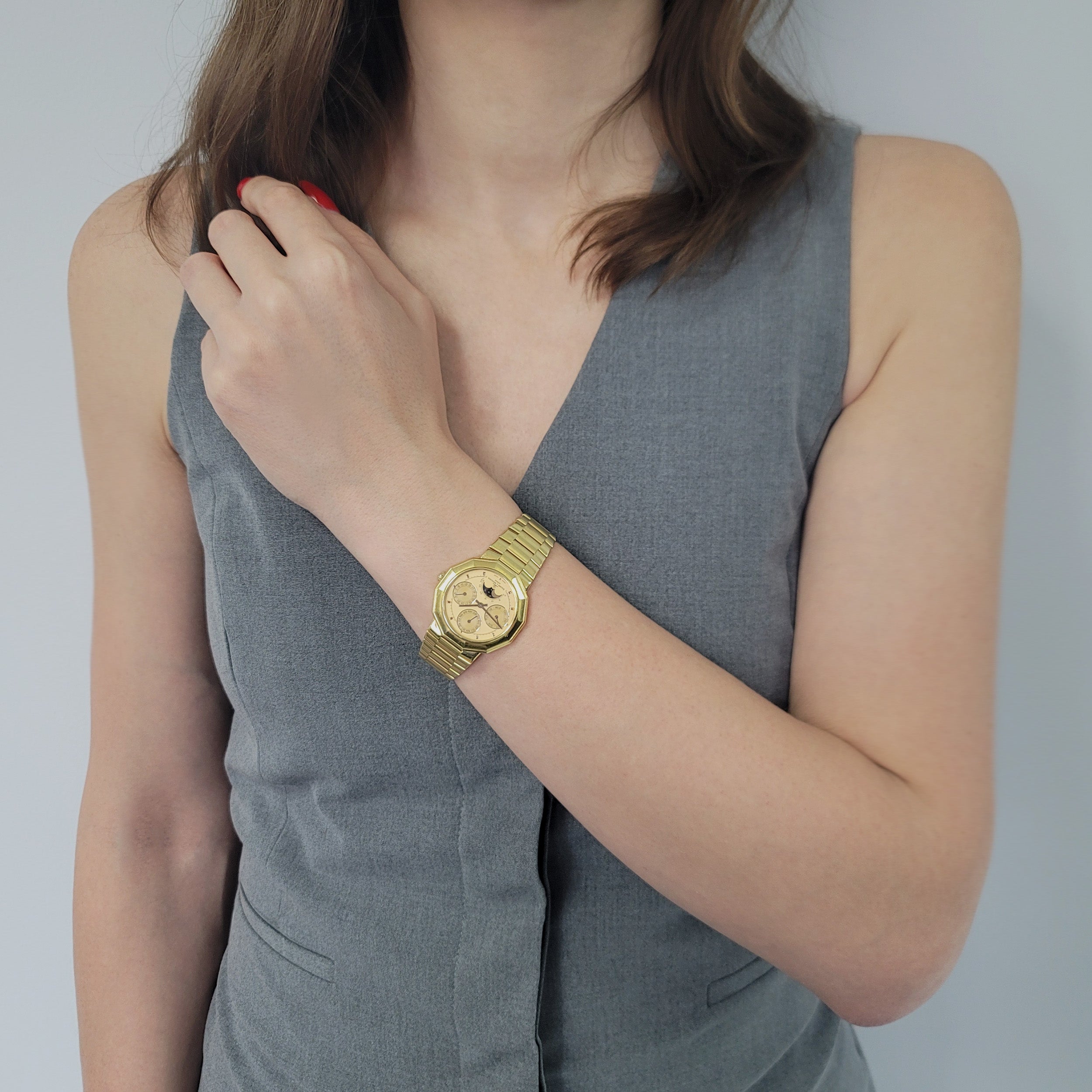 Baume & Mercier Riviera Wrist Watch In 18k Yellow Gold