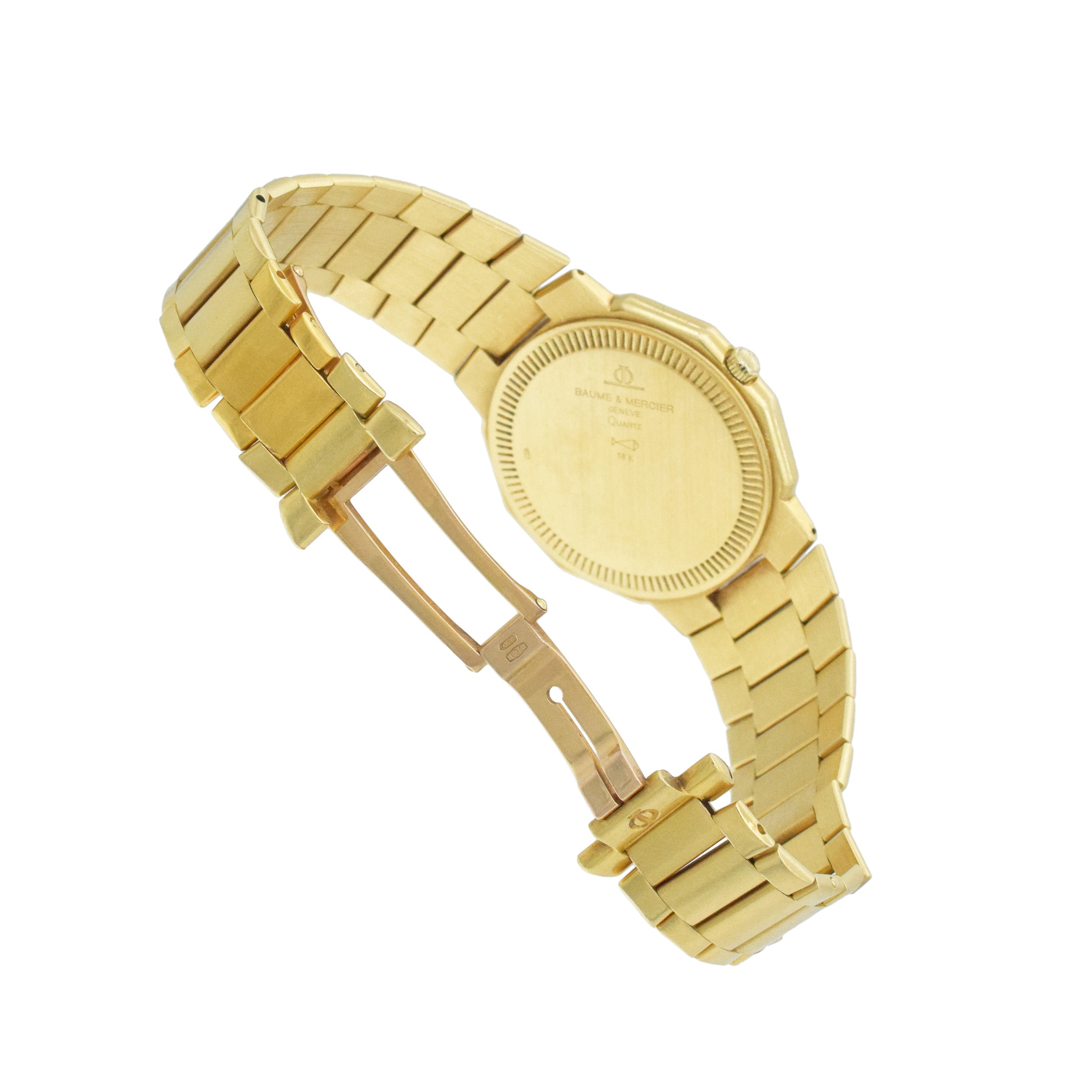 Baume & Mercier Riviera Wrist Watch In 18k Yellow Gold