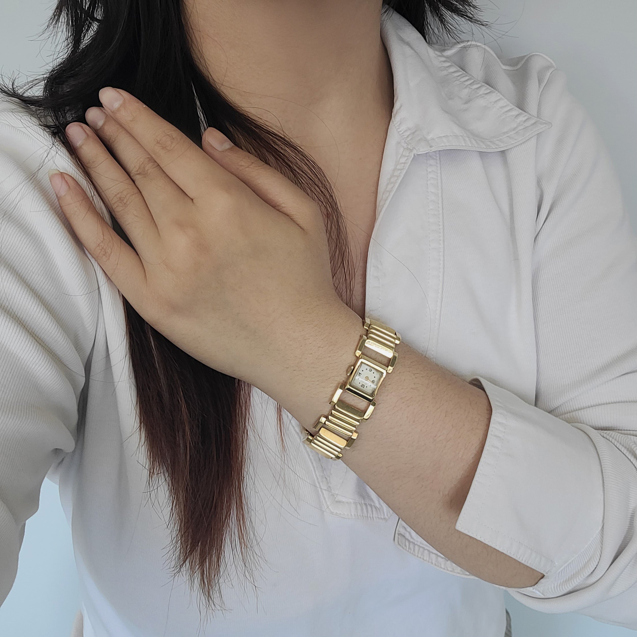 Acme Vintage 14k Yellow Gold Wrist Watch