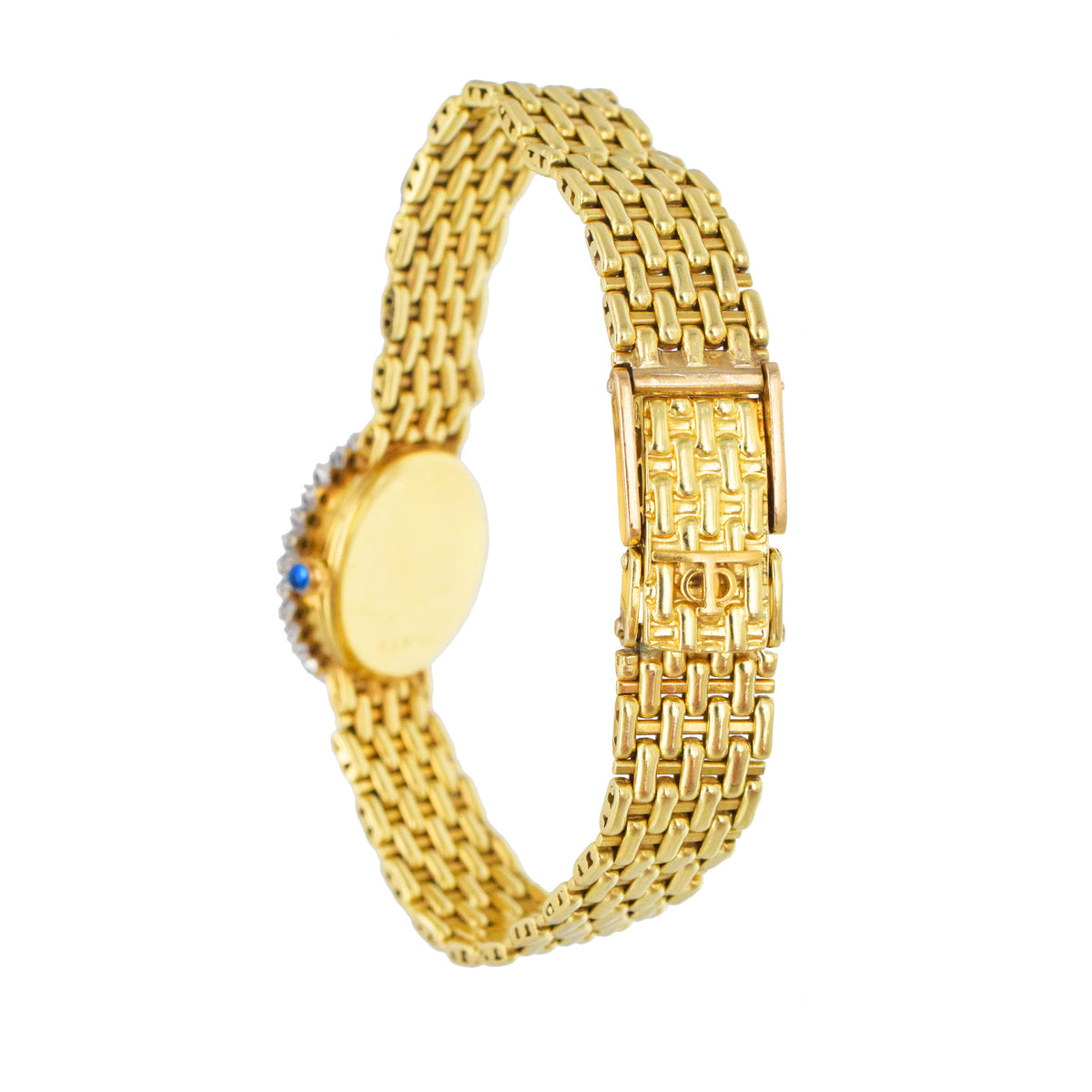 Vintage Baume & Mercier Ladies Wrist Watch In 14k Yellow Gold