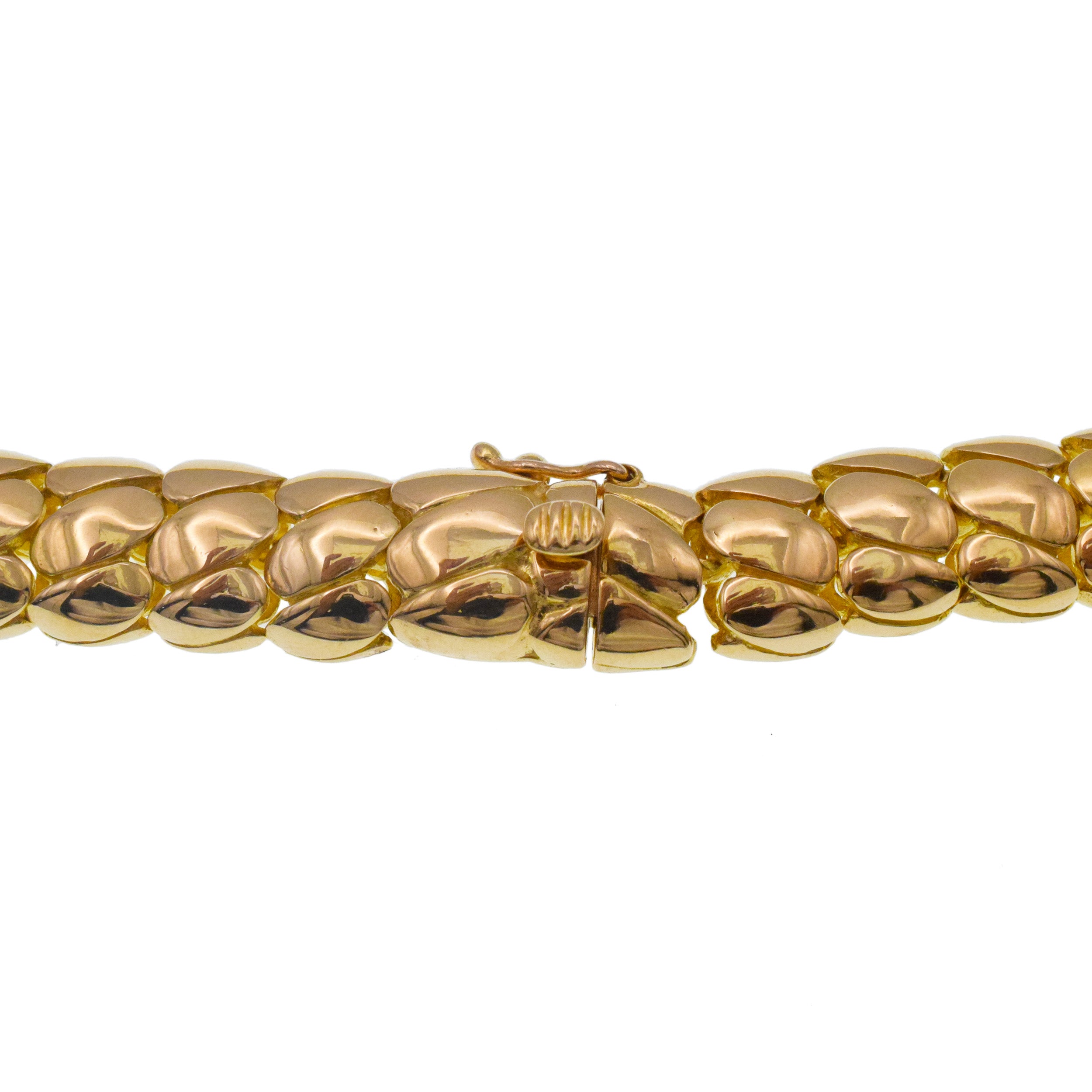 Van Cleef & Arpels 18k Yellow Gold Choker Necklace With Diamonds