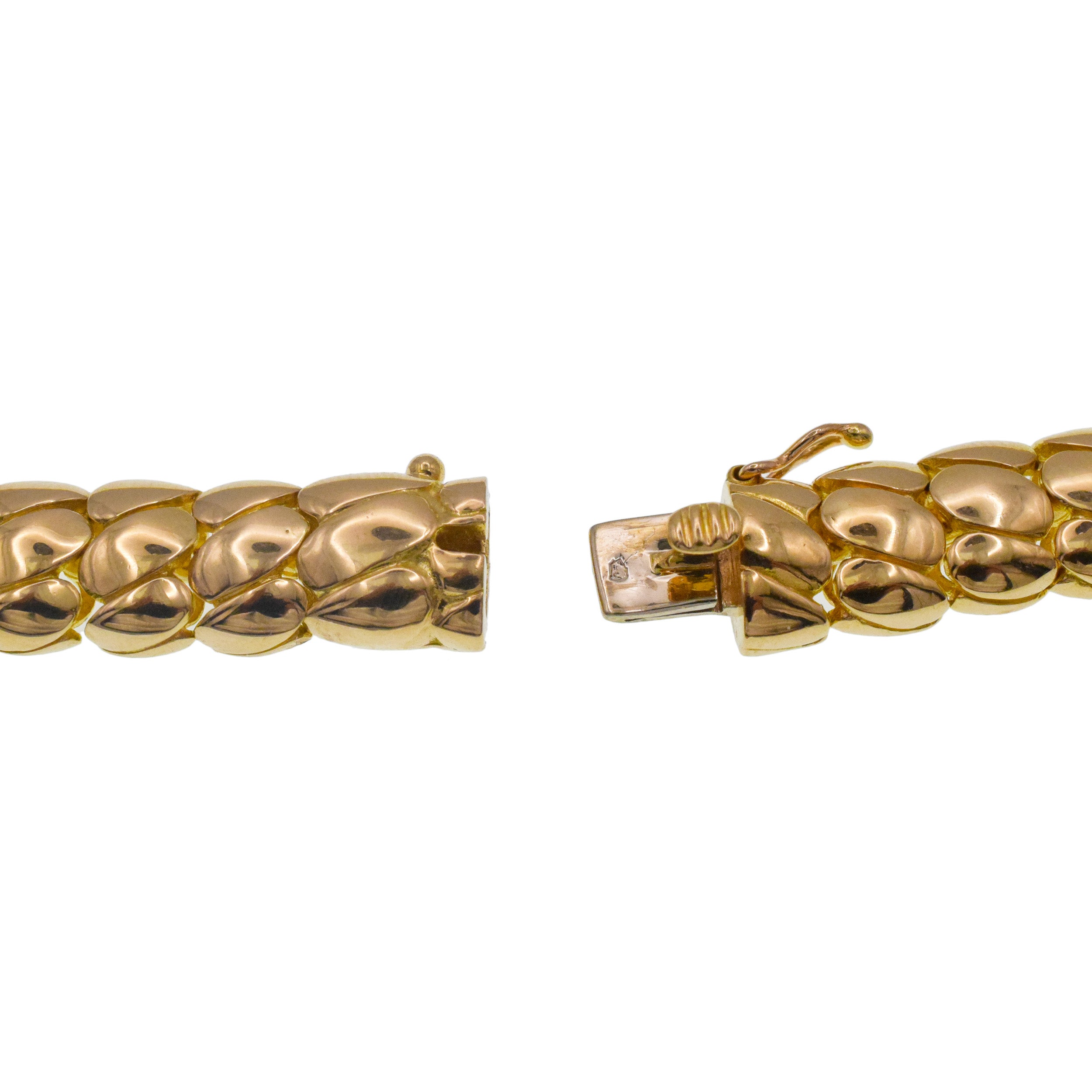 Van Cleef & Arpels 18k Yellow Gold Choker Necklace With Diamonds