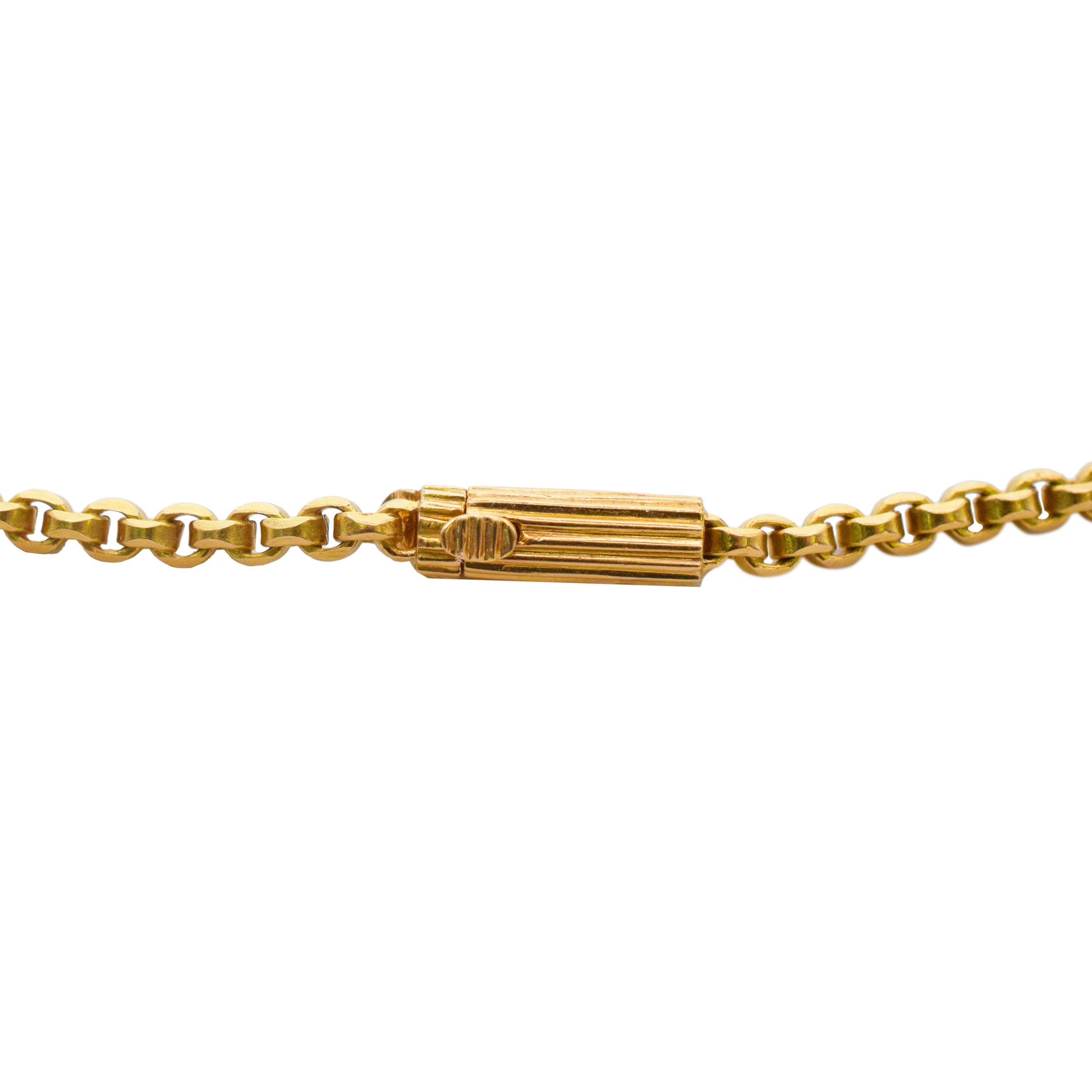 Pery et Fils Vintage 18k Yellow Gold Heavy Link Chain