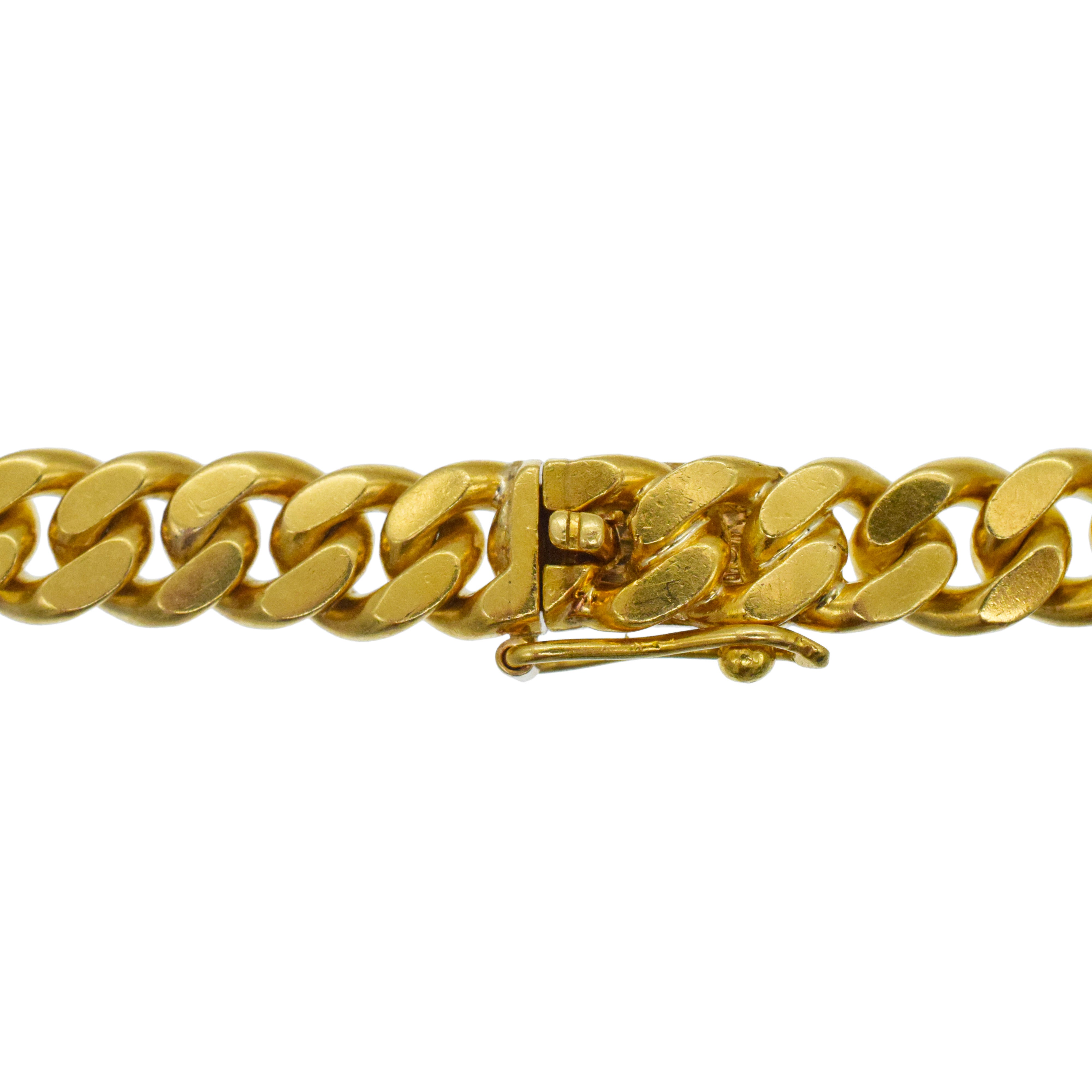 Gold Coin And Diamond Necklace In 18k Yellow Gold