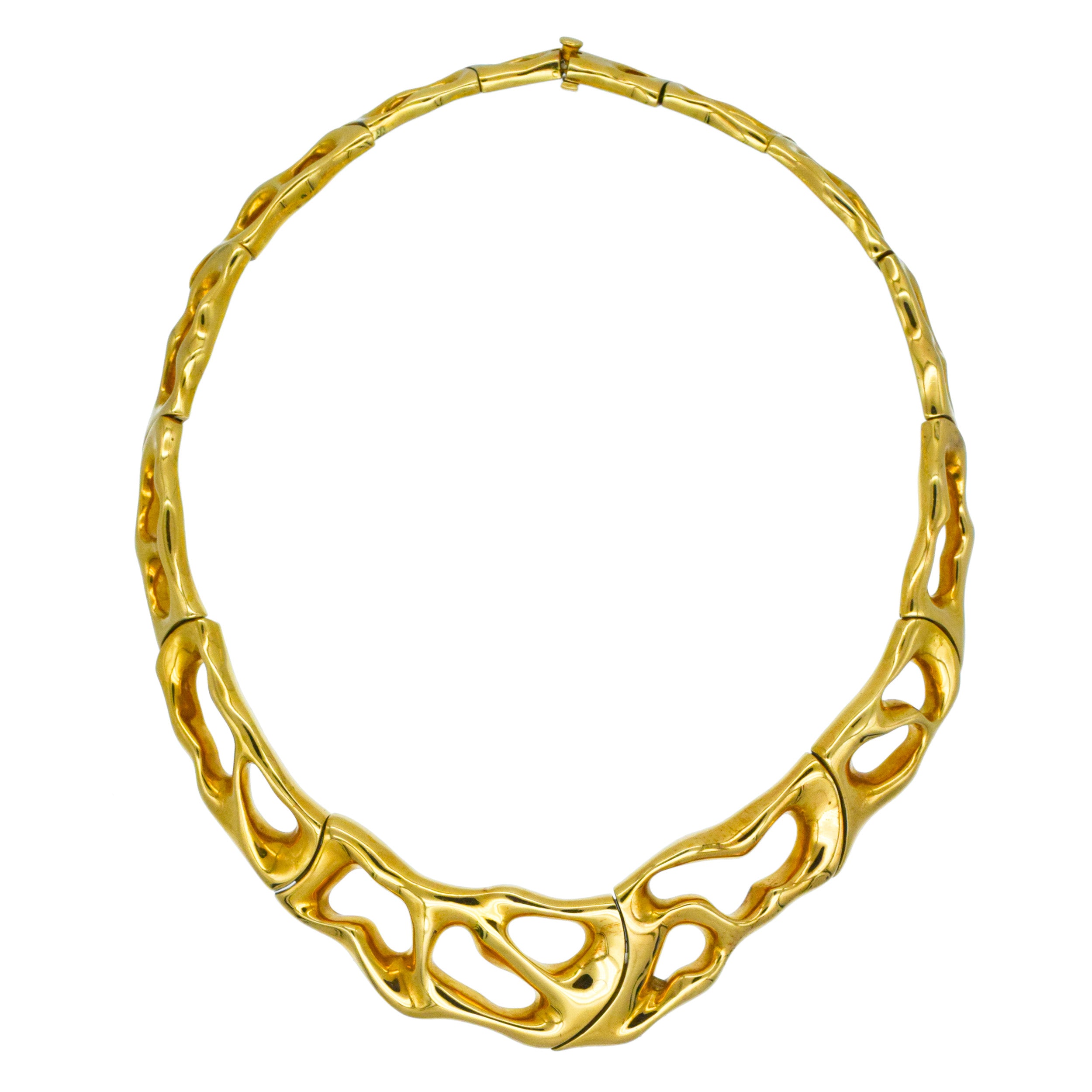 Fabian 18k Yellow Gold Necklace, Bracelet, And Earrings Suite