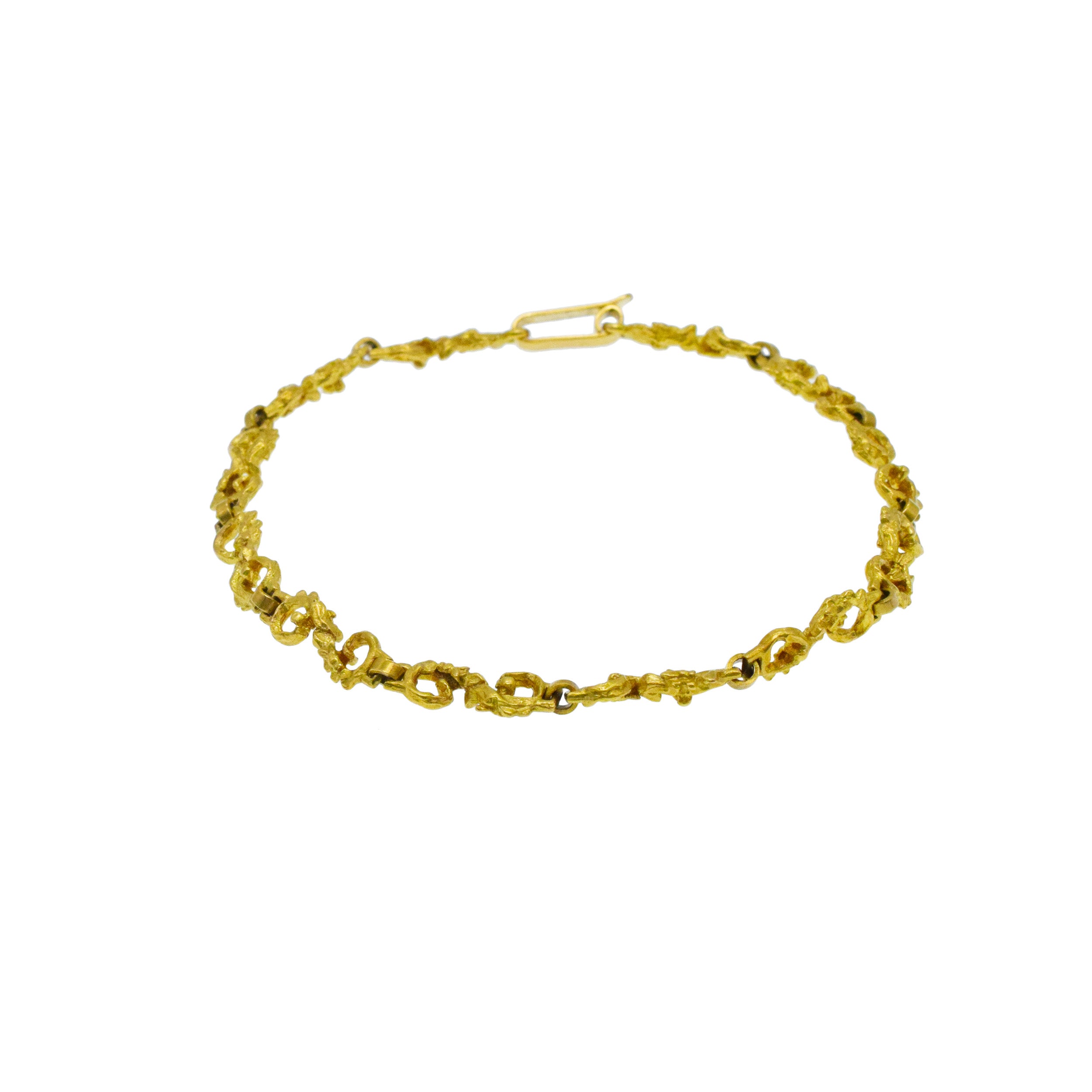 Salvador Dali "San Narciso de las Moscas" Pendant Necklace And Bracelet Suite In 18k Yellow Gold