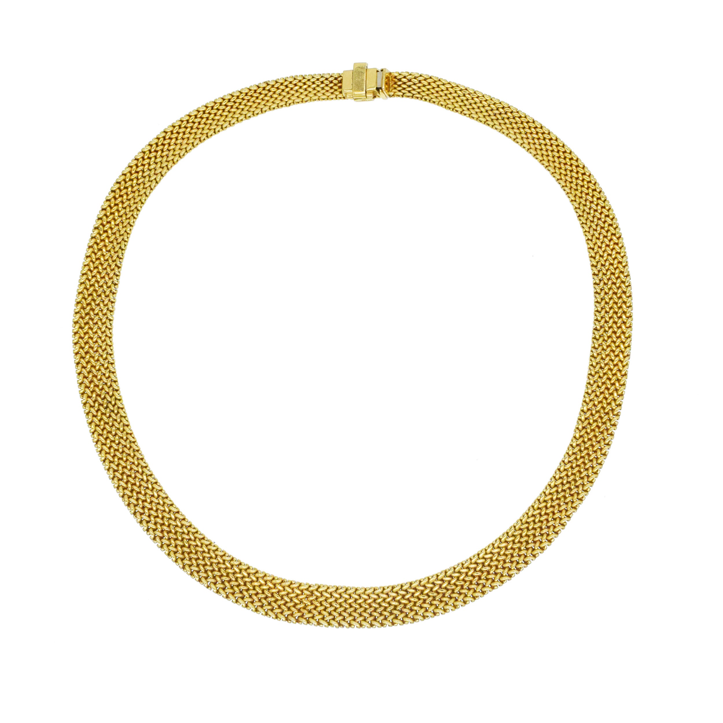 Tiffany & Co. 18k Yellow Gold Woven Necklace
