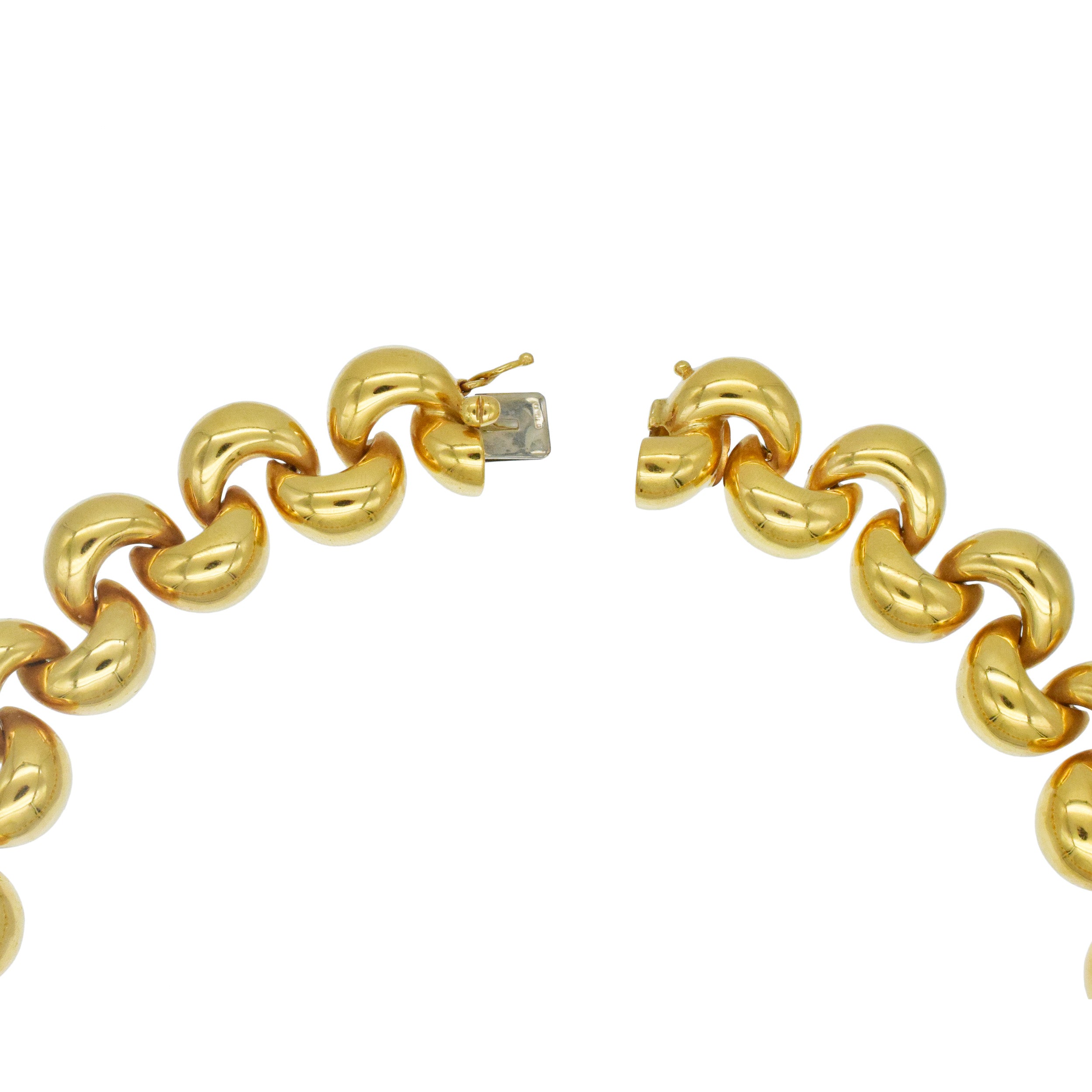 Diamond Choker Necklace In 18k Yellow Gold
