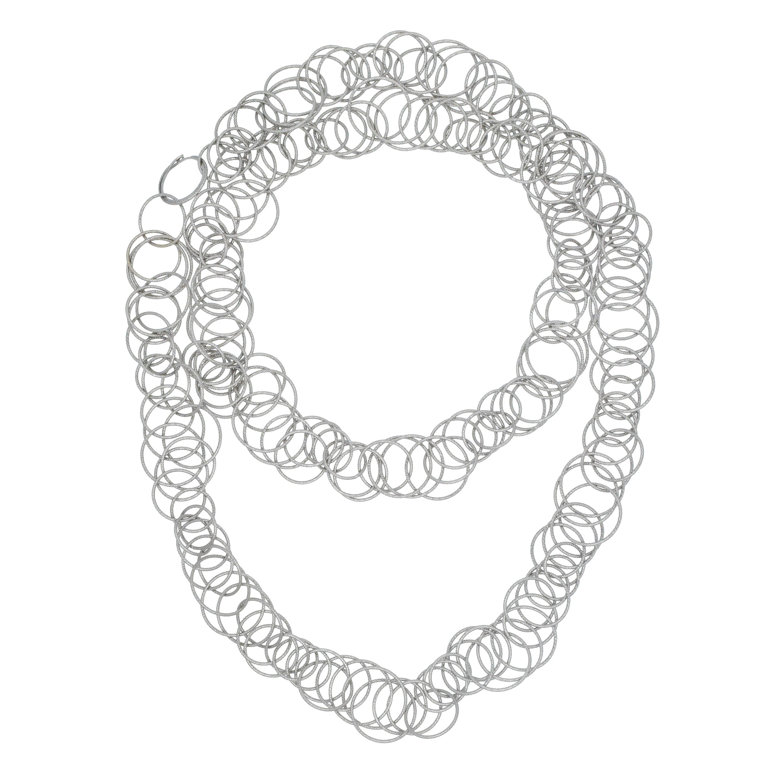 Buccellati Hawaii Collection Long Necklace In 18k White Gold