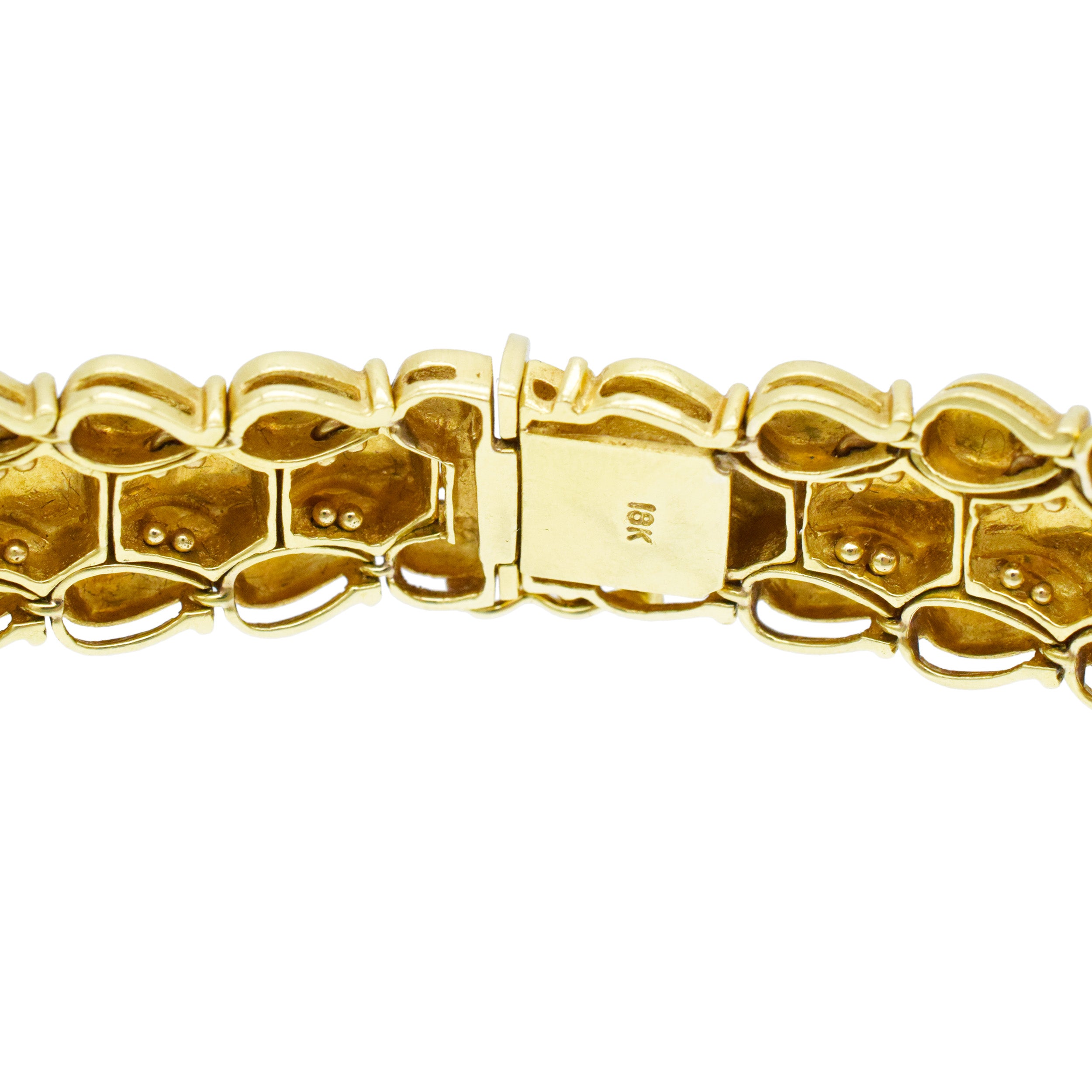 Ruby And Diamond Collar Necklace In 18k Yellow Gold