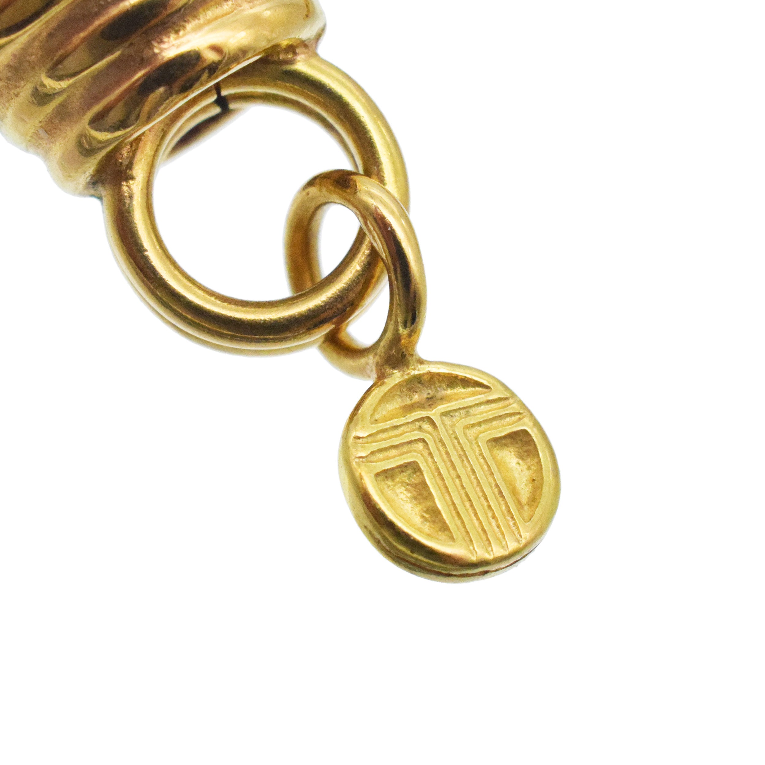 Necklace And Bracelet Suite In 18k Yellow Gold