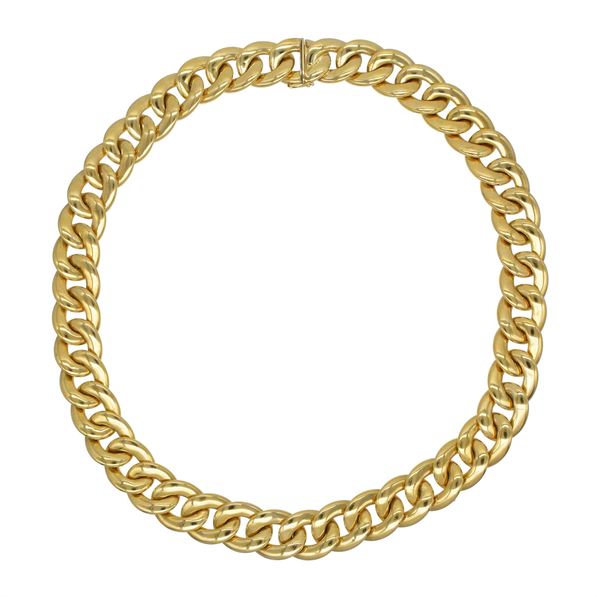 Statement Curb Link Chain In 14k Yellow Gold