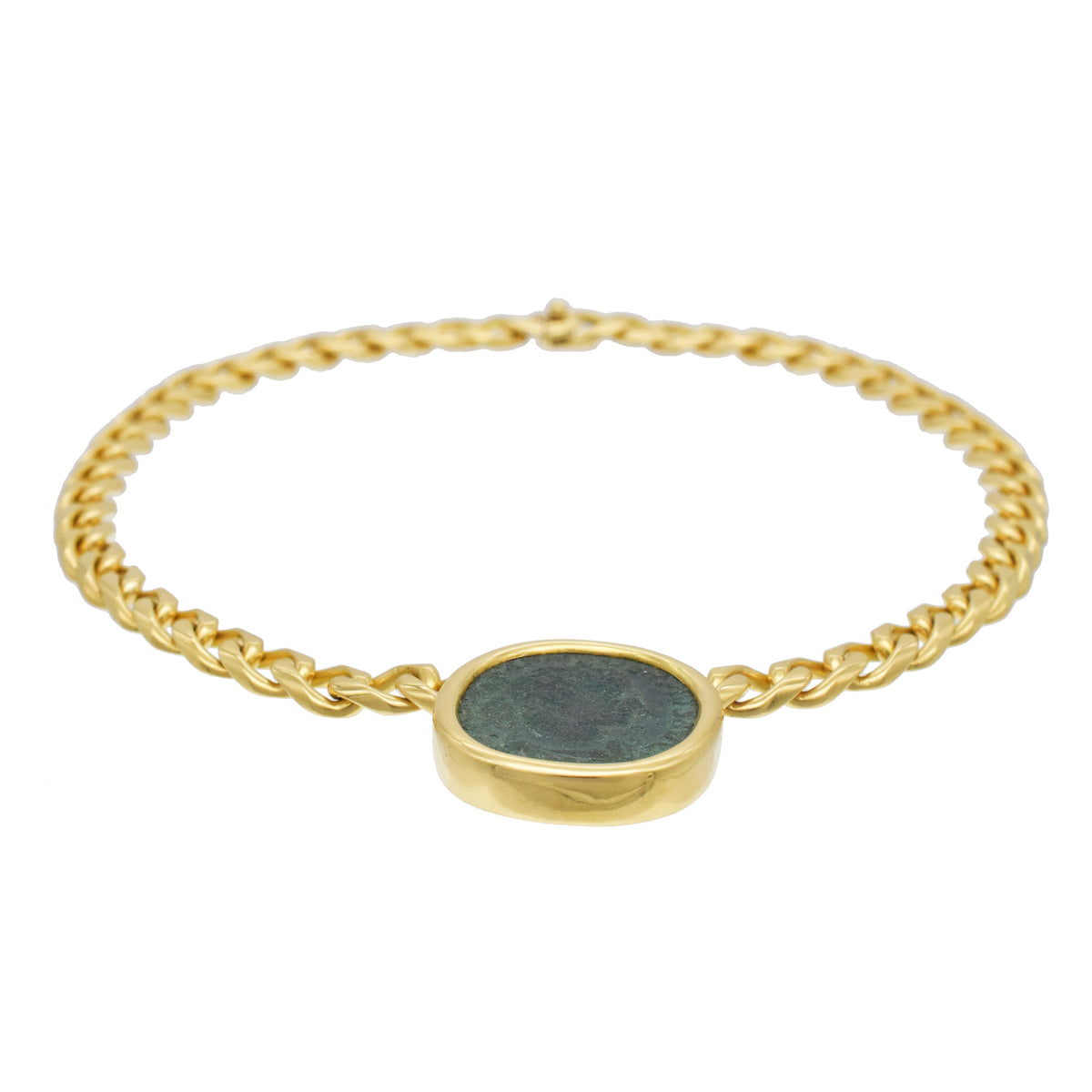 Bulgari Monete Ancient Coin Necklace In 18k Yellow Gold