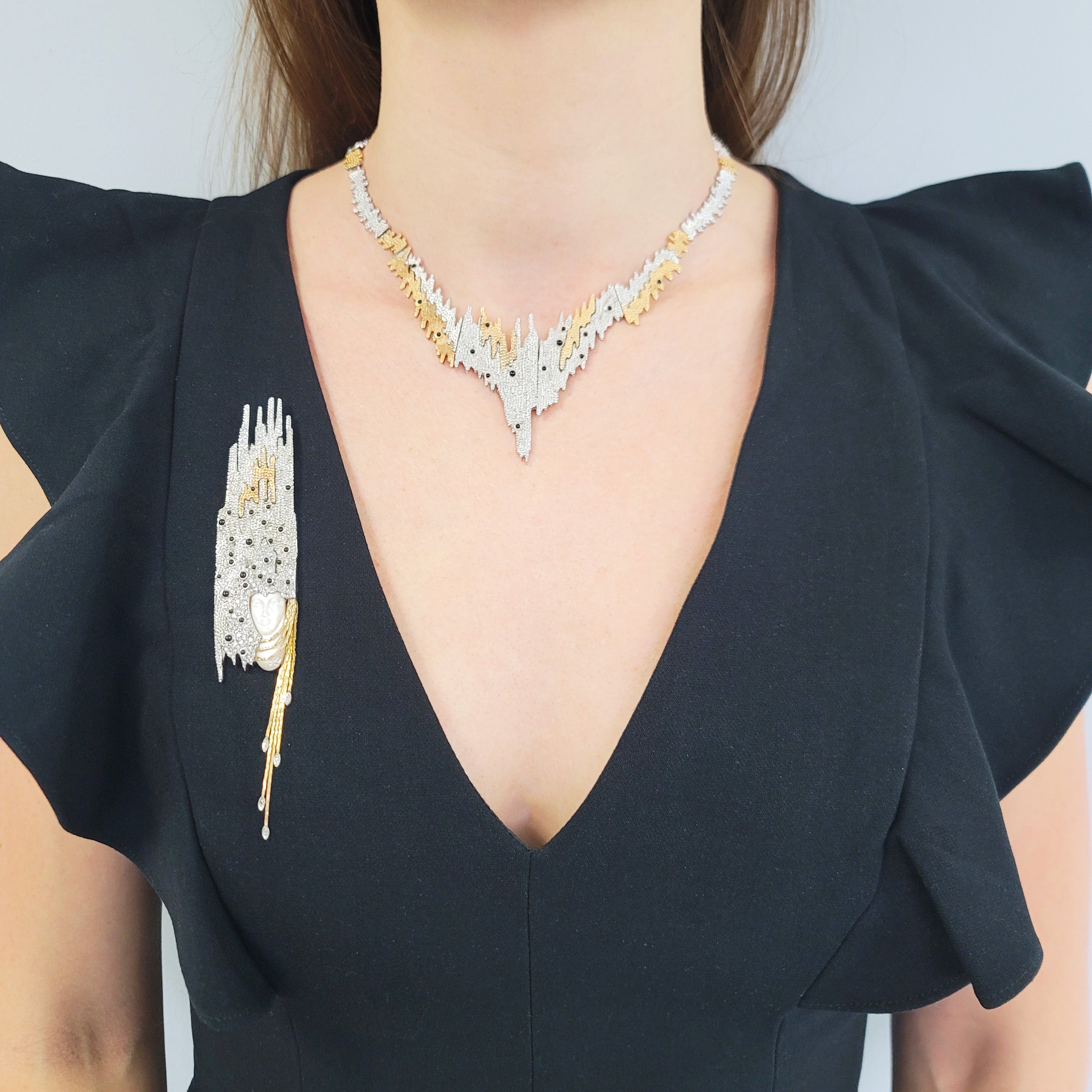 Erte Limited edition "Sophistication" Necklace/Brooch