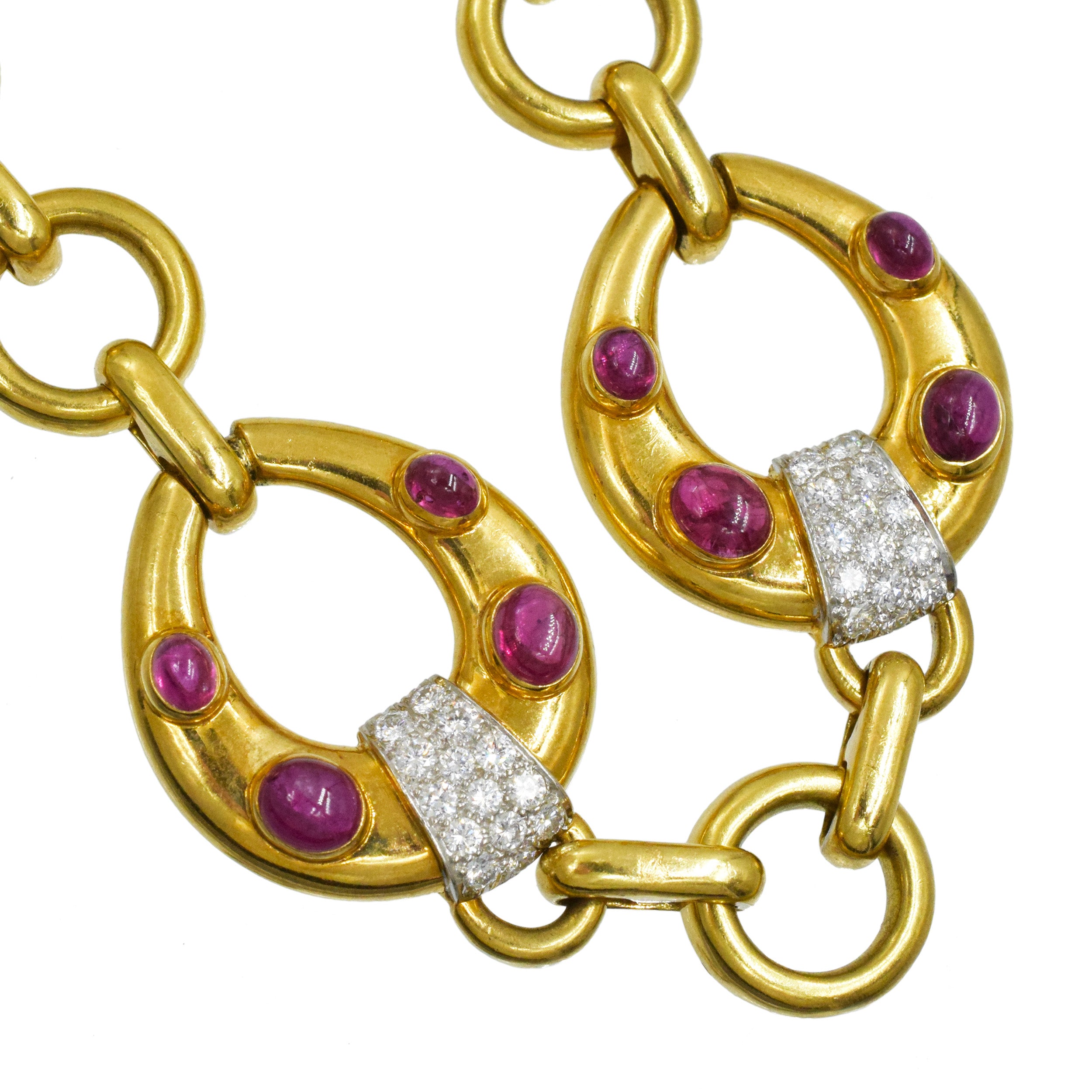 David Webb Celtic Crescent Convertible Necklace / Brooch