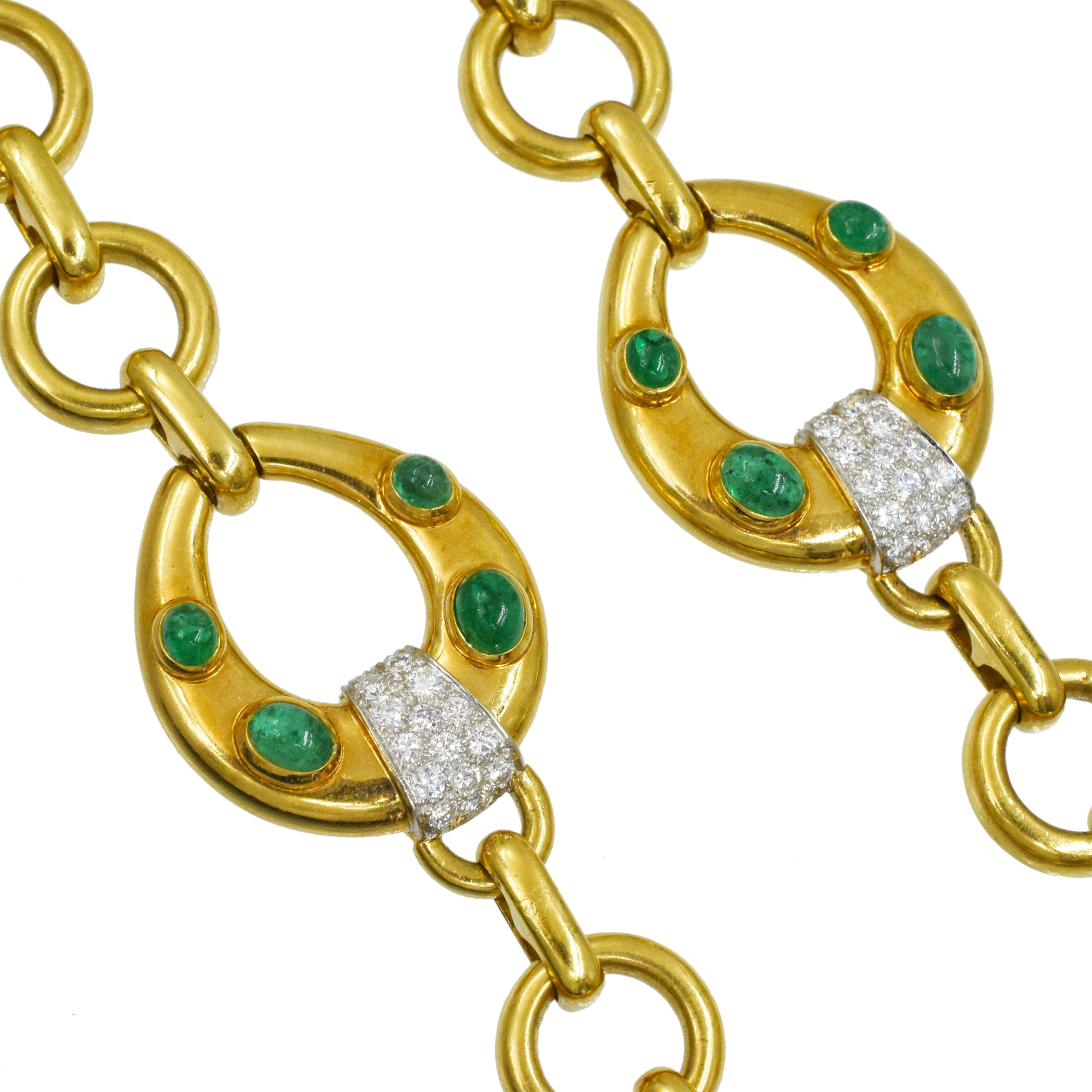 David Webb Celtic Crescent Convertible Necklace / Brooch