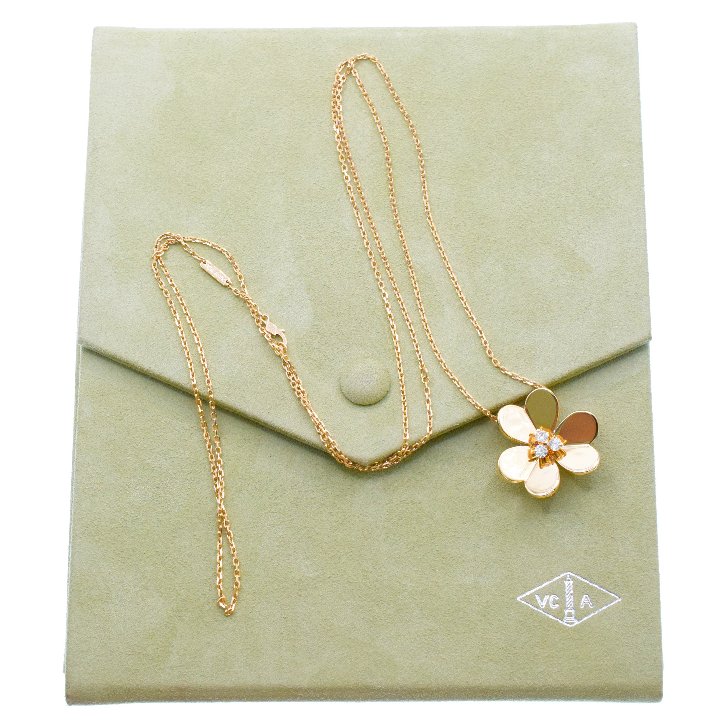 Van Cleef & Arpels 'Frivole' Clip Pendant / Brooch In 18k Yellow Gold