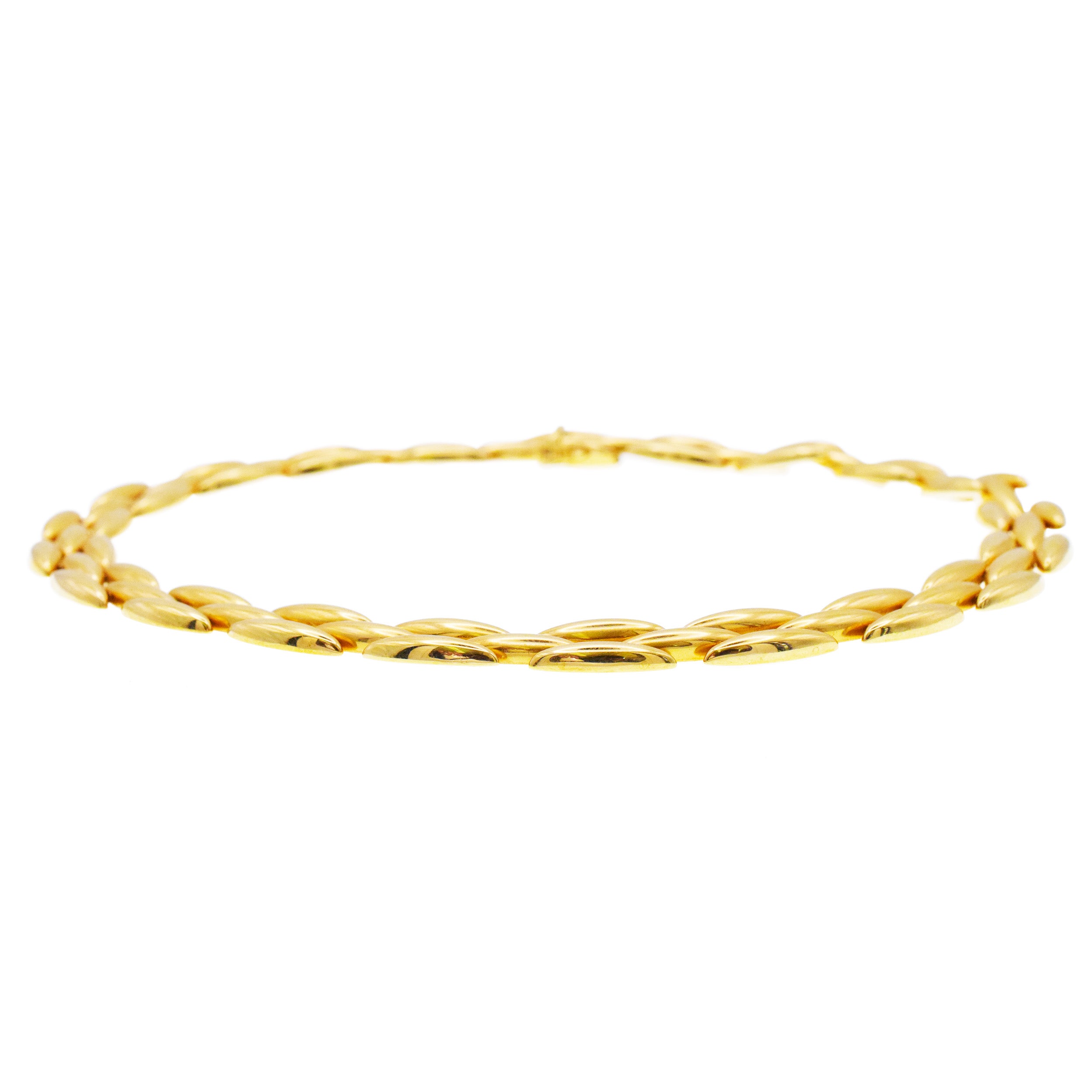 Cartier 'Gentiane' Oval Link Necklace in 18k Yellow Gold